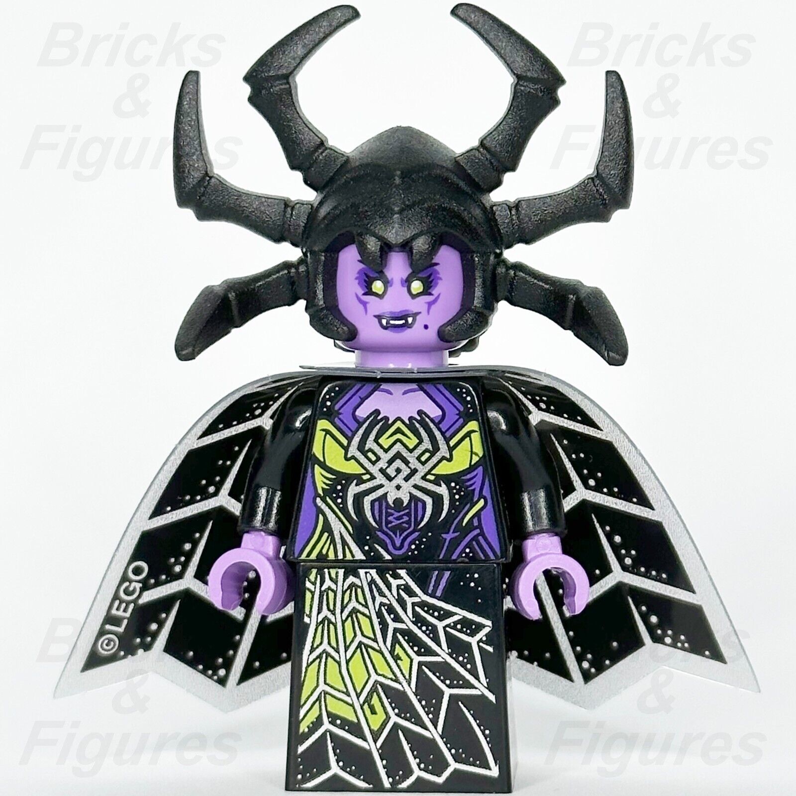LEGO Monkie Kid Spider Queen Minifigure with Cape Demon Leader 80021 80023
