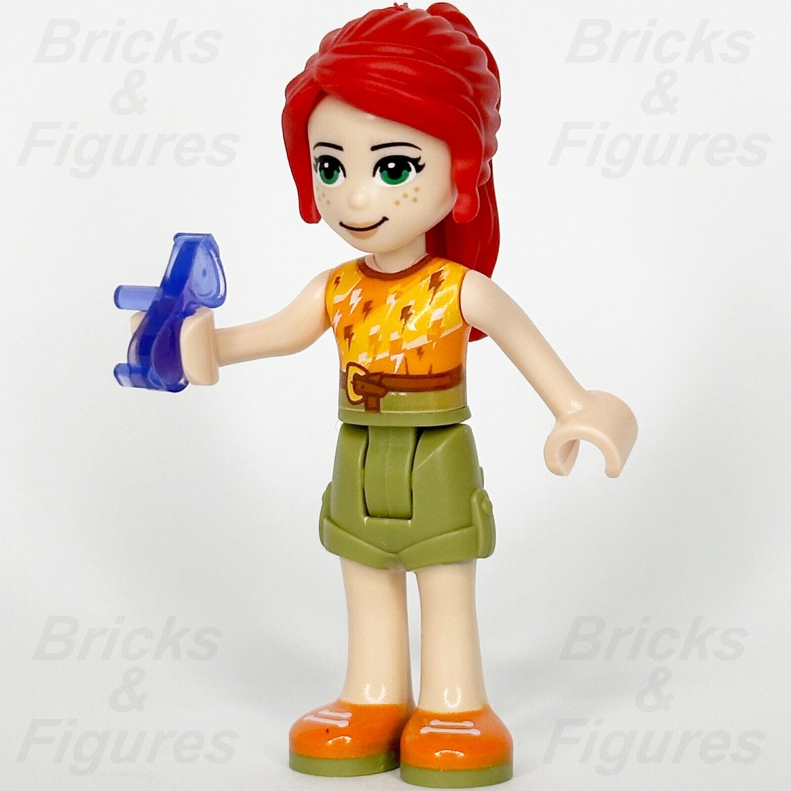 LEGO Friends Mia Minifigure Green Shorts Orange Top Sunglasses 41426 frnd388