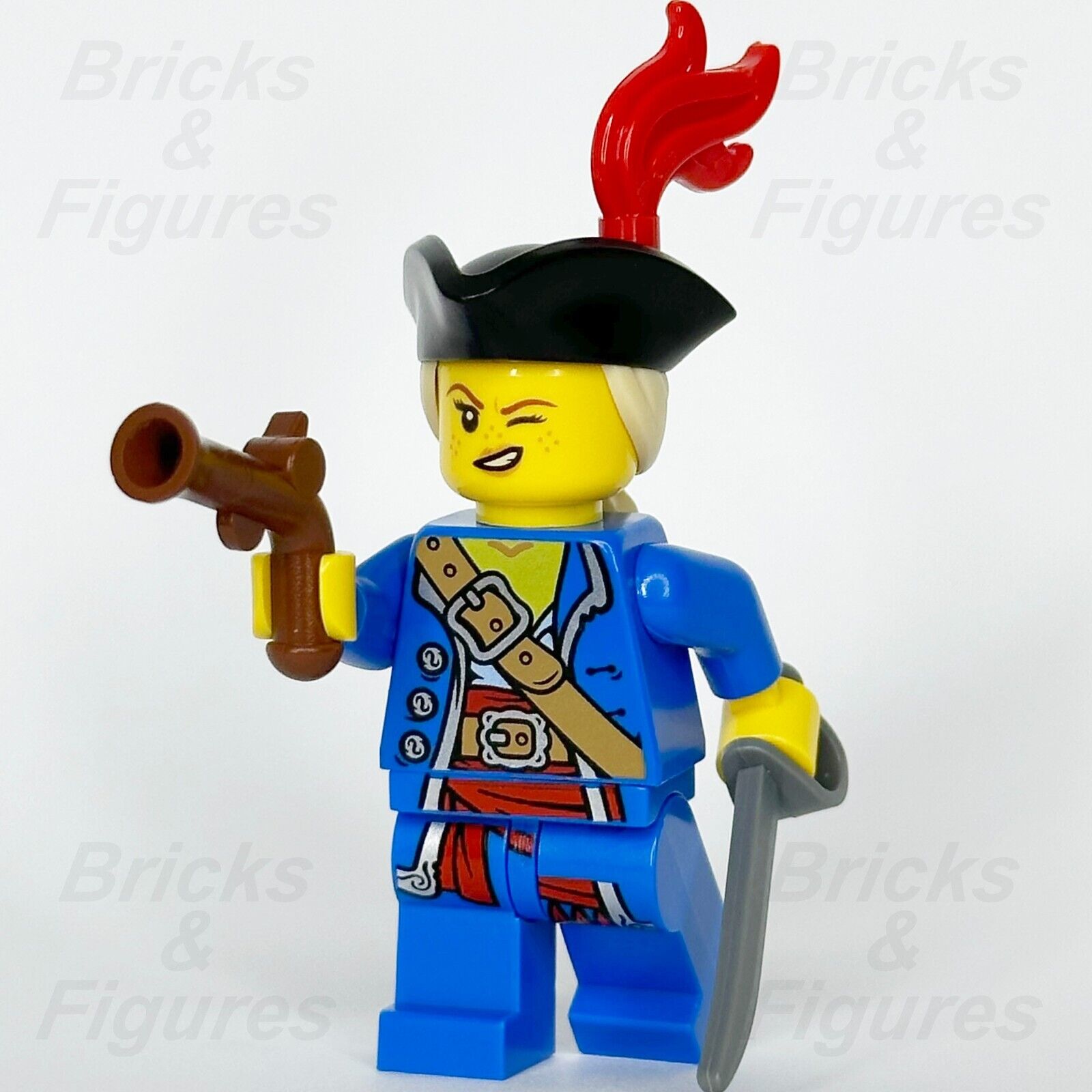 LEGO Pirate Minifigure Build-A-Minifigure Cutlass Sword Flintlock Gun BAM 2024