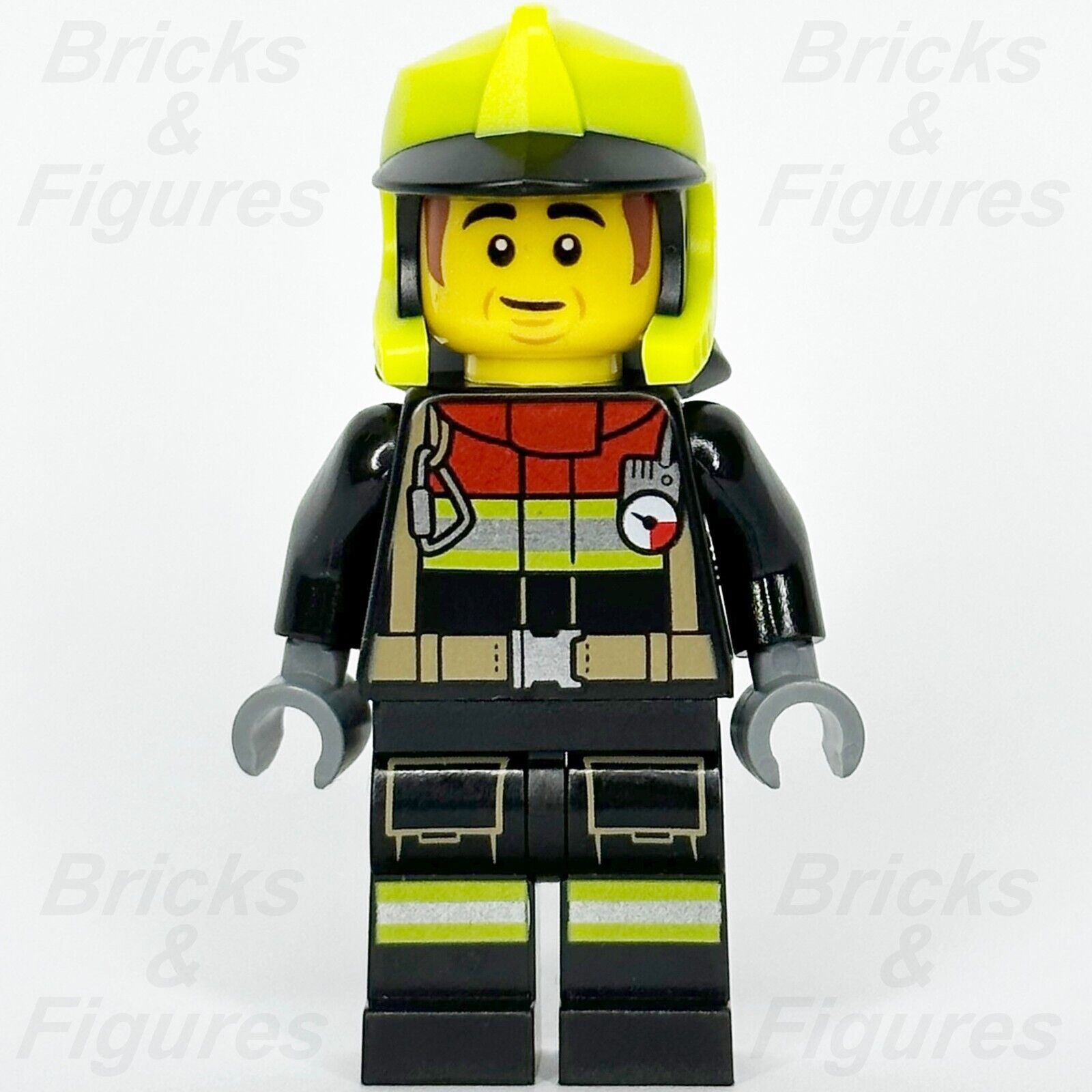 LEGO City Fireman Firefighter Bob Minifigure Fire Town 60319 cty1362 Minifig