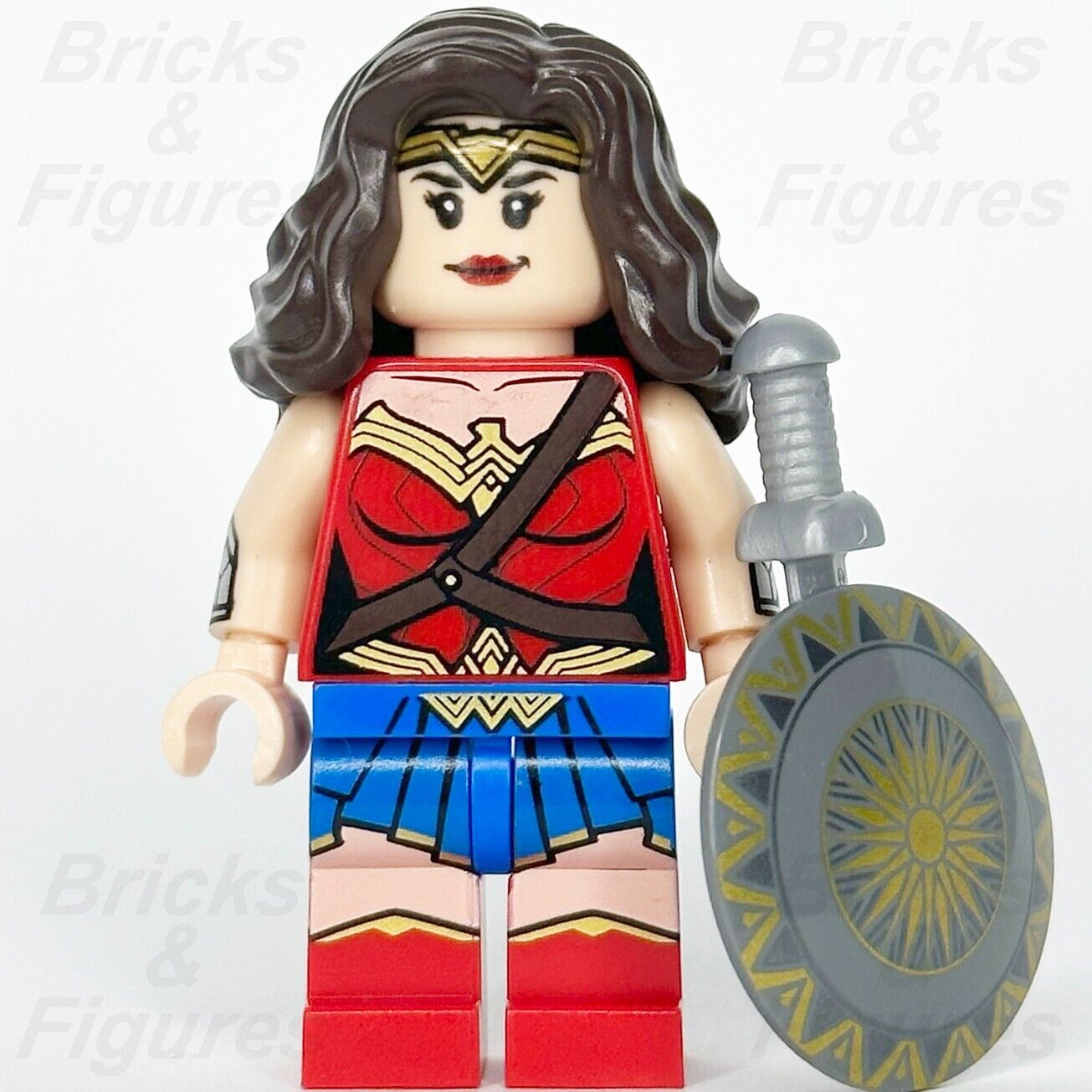LEGO Super Heroes Wonder Woman Minifigure DC with Sword & Shield 76075 sh393 2
