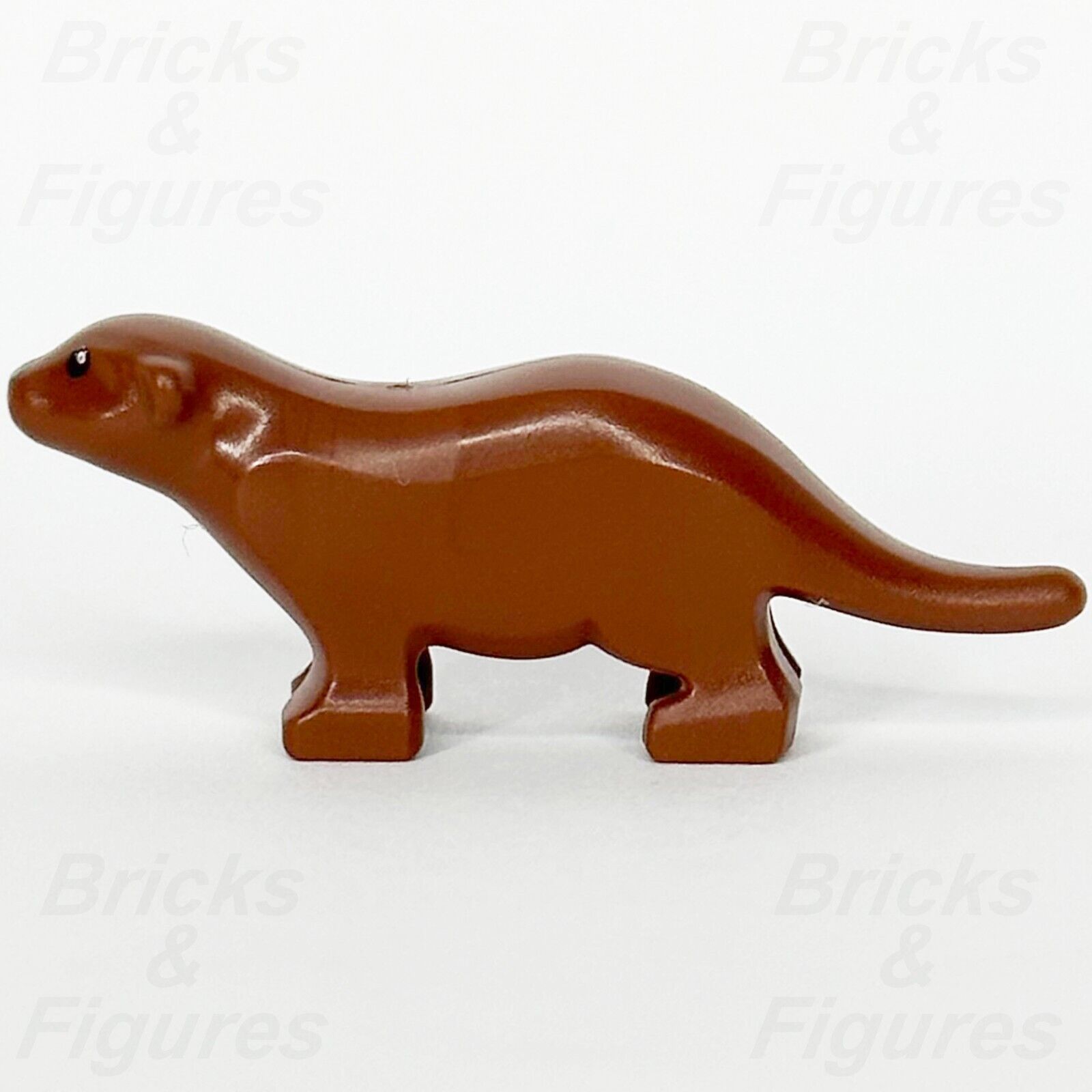 LEGO City Otter Animal Minifigure Part Reddish Brown Town Ideas 60394 21338 2