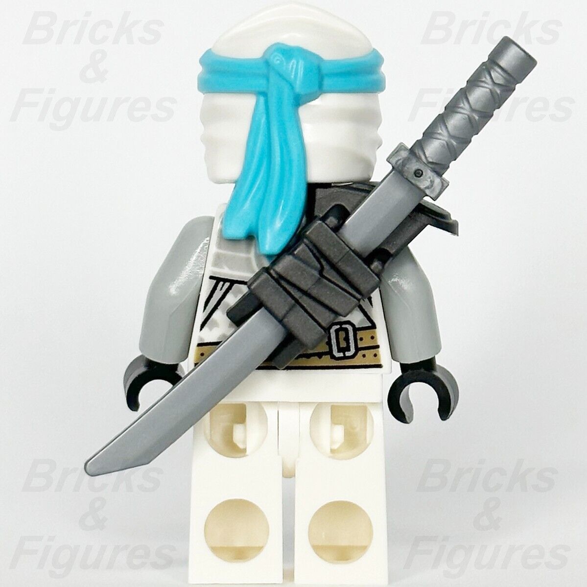 LEGO Ninjago Zane Minifigure Crystalized White Ice Ninja 71771 njo763 Minifig 2
