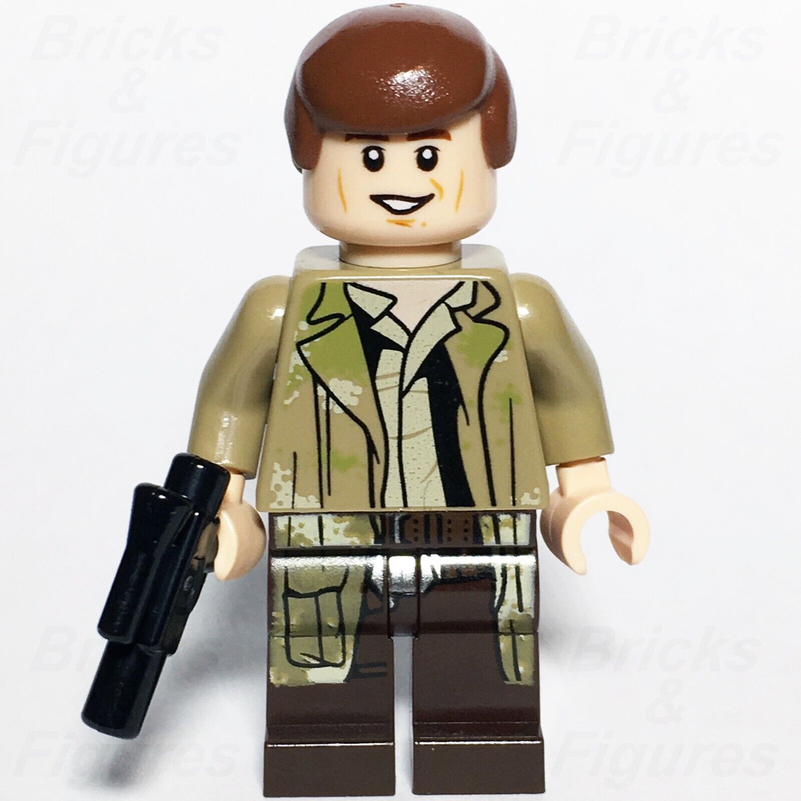 LEGO Star Wars Han Solo Minifigure Endor Outfit Rebel Pilot 75094 sw0644 ROTJ