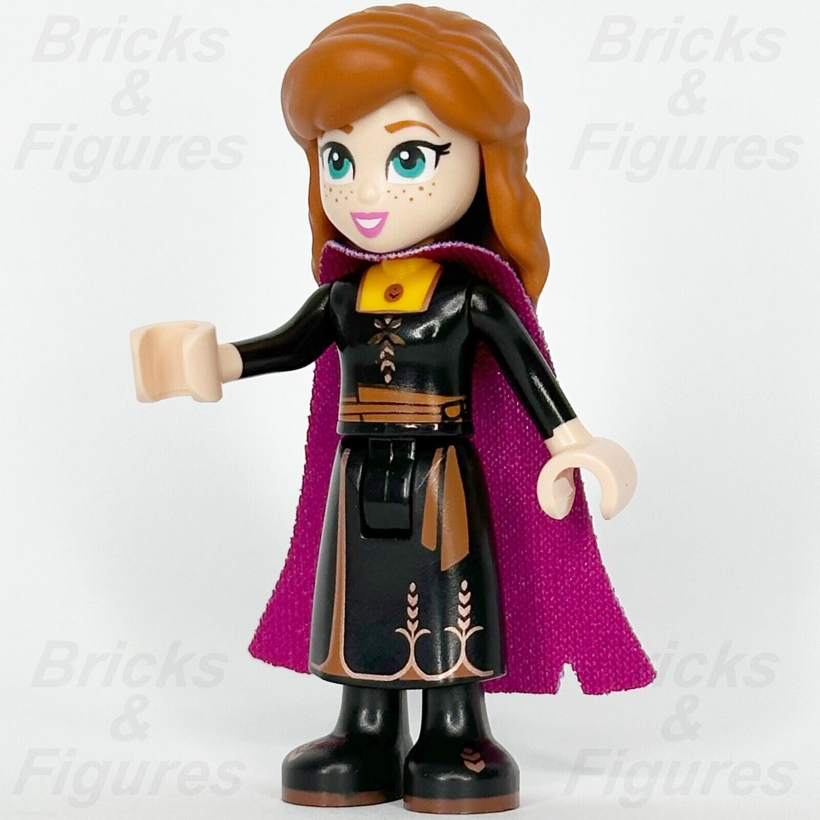 LEGO Disney Princess Anna Minifigure Frozen 2 Black Dress 41164 41165 dp073