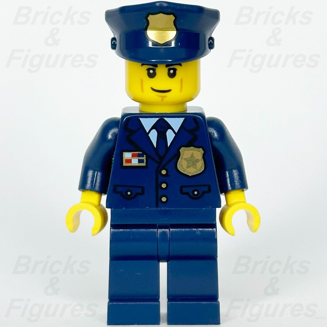 LEGO Police Officer 1940s Era Minifigure Smirk Creator Expert Town 10278 twn405 2