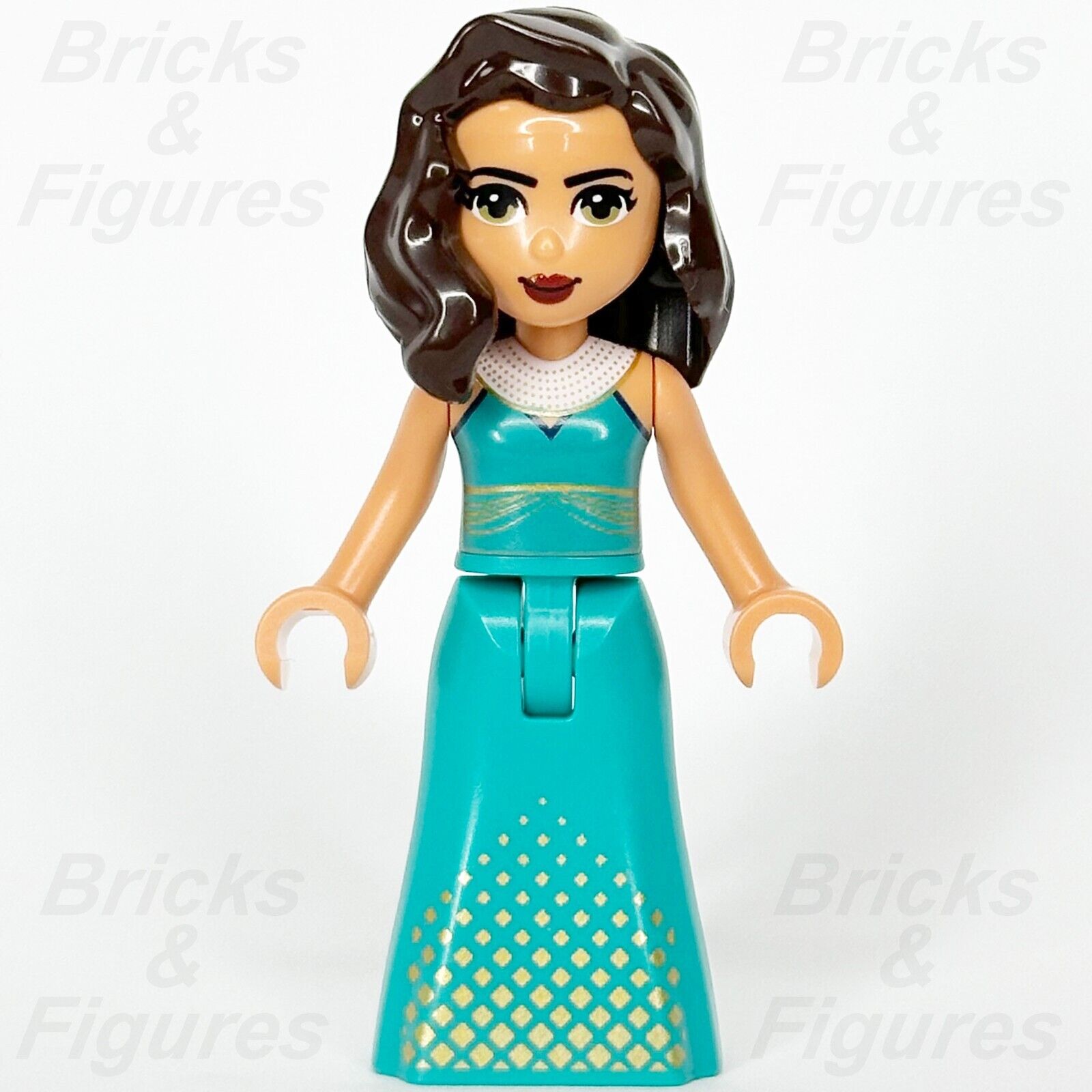 LEGO Friends Amelia Minifigure Gold Squares on Skirt 41684 frnd451