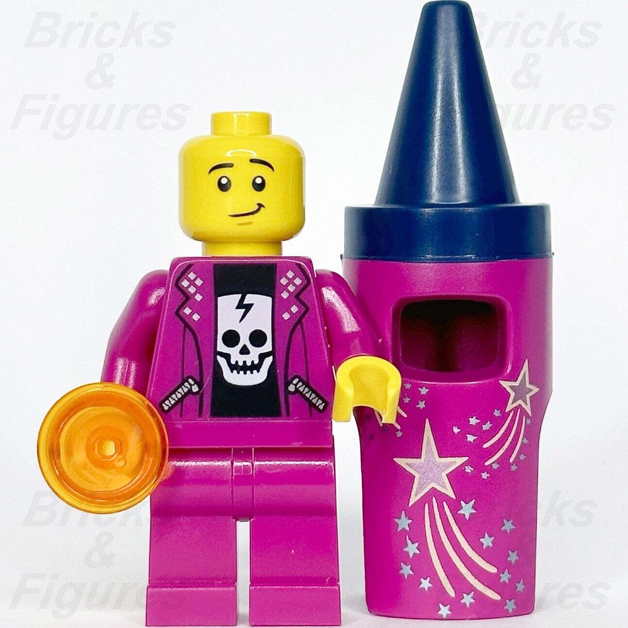 LEGO Crayon Costume Guy Minifigure Skull Top Build-A-Minifigure BAM 2023