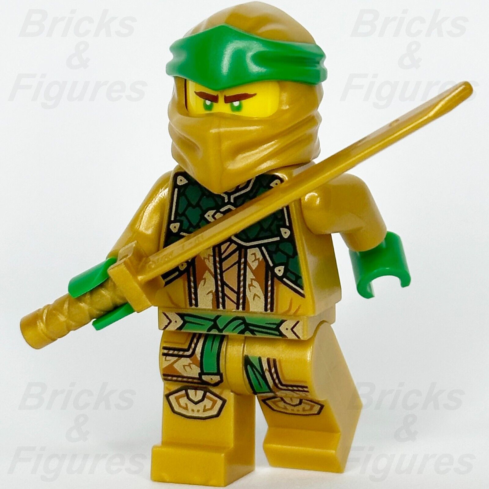 LEGO Ninjago Lloyd Golden Ninja Minifigure Core Green 71781 njo790 Minifig 1