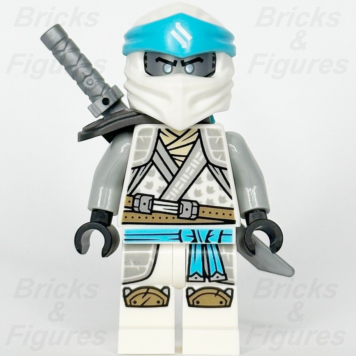 LEGO Ninjago Zane Minifigure Crystalized White Ice Ninja 71771 njo763 Minifig 1