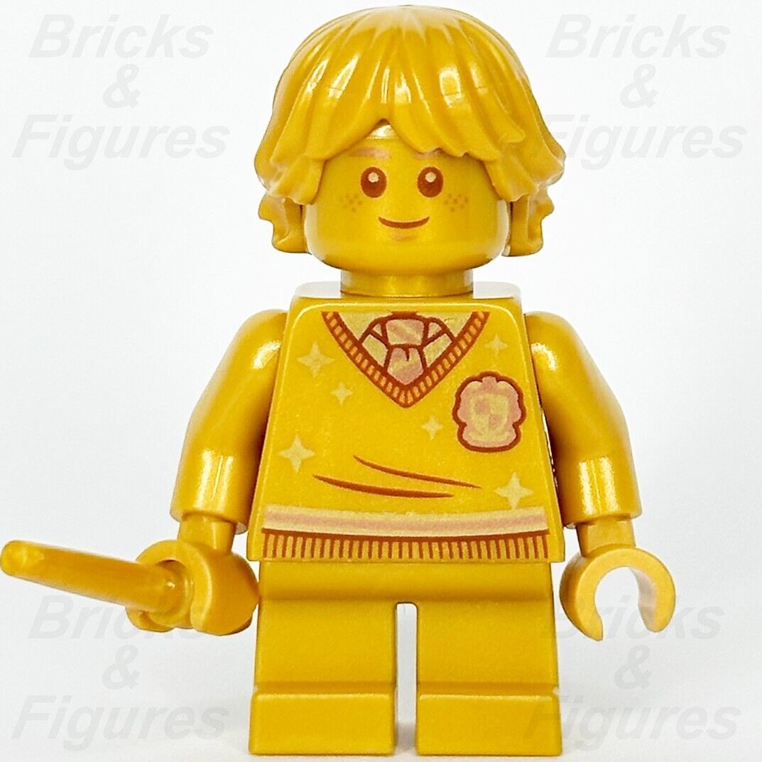 LEGO Harry Potter Ron Weasley Minifigure 20th Anniversary Golden 76388 hp294 2
