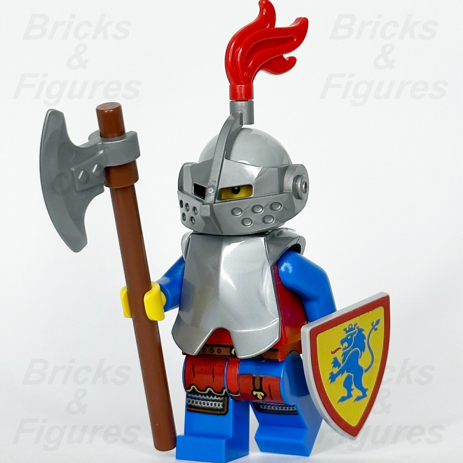 LEGO Castle Lion Knight Minifigure Lion Knights Female Axe Shield 10305 cas559 1