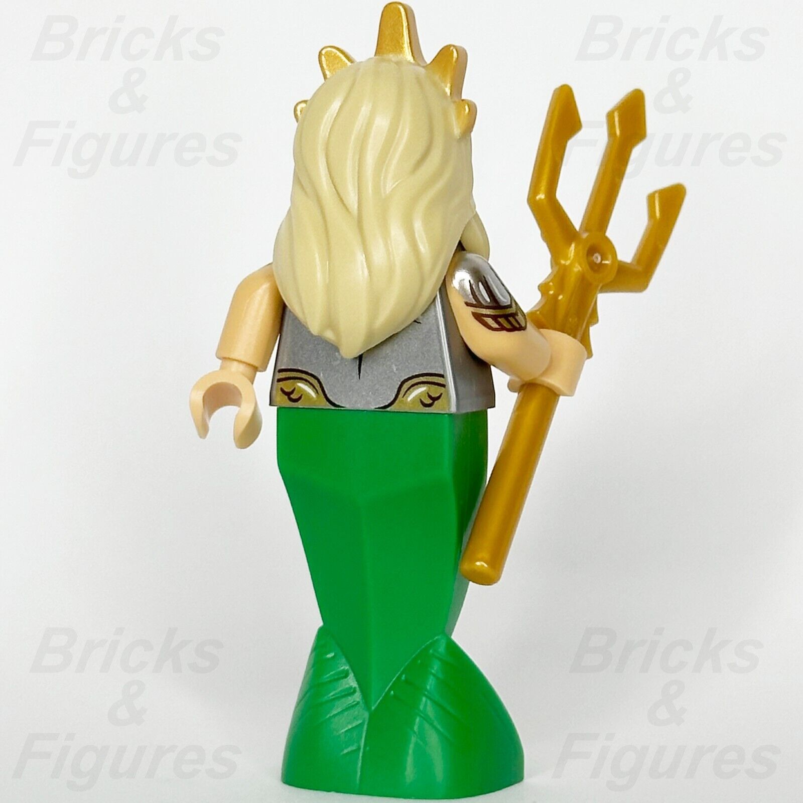 LEGO Disney King Triton Minifigure The Little Mermaid 43225 dp111 Minifig - Bricks & Figures