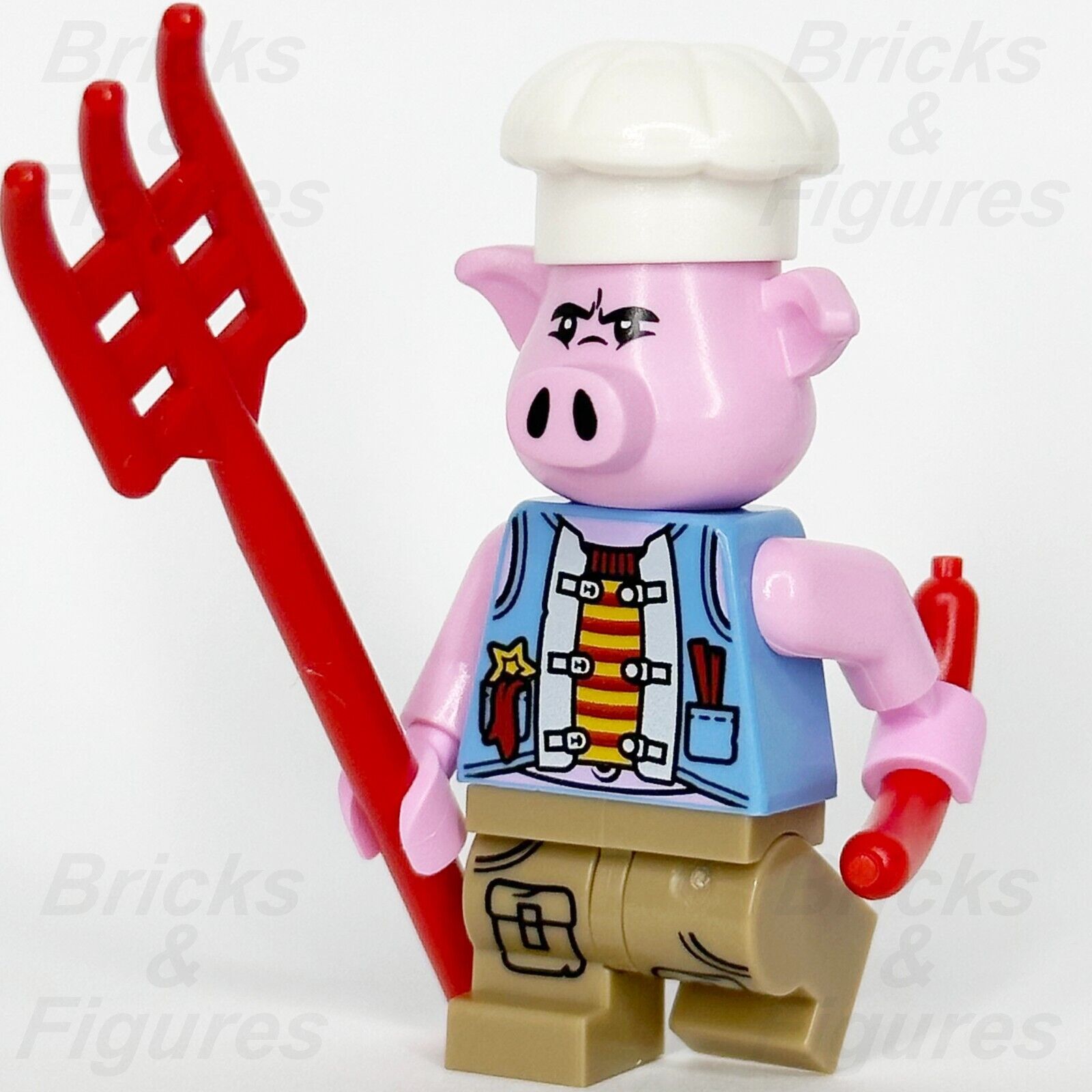 LEGO Monkie Kid Pigsy Minifigure with Blue Vest 80010 80013 mk011 Minifig