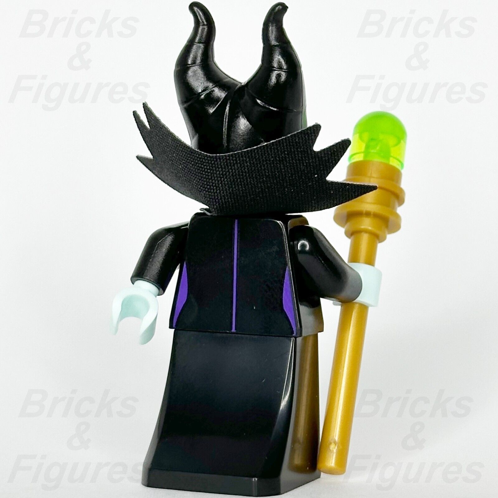 LEGO Disney Maleficent Minifigure Disney 100 Sleeping Beauty 43227 dis127 Witch - Bricks & Figures