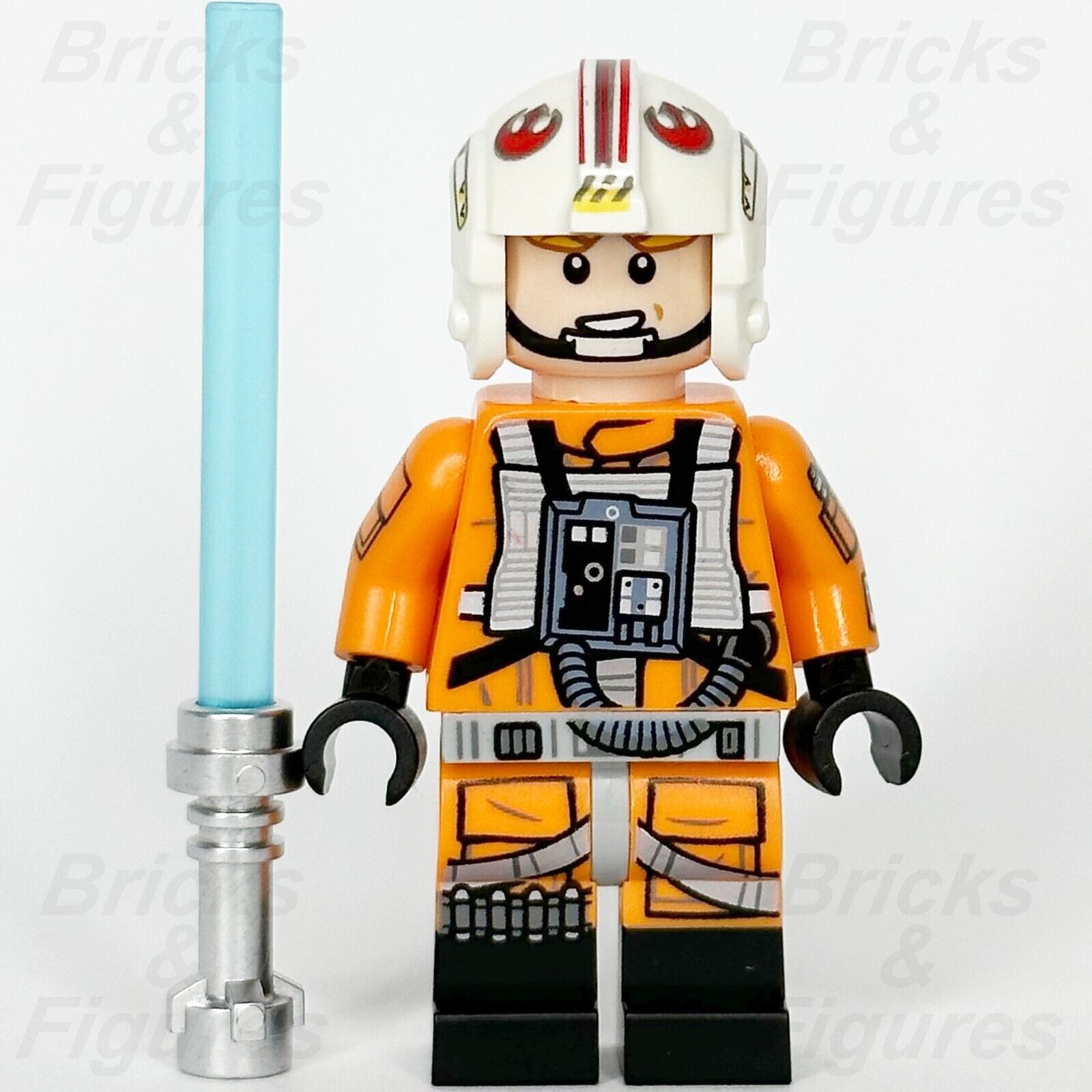 LEGO Star Wars Luke Skywalker Minifigure Jedi Pilot Printed Arms 75355 sw1267 2