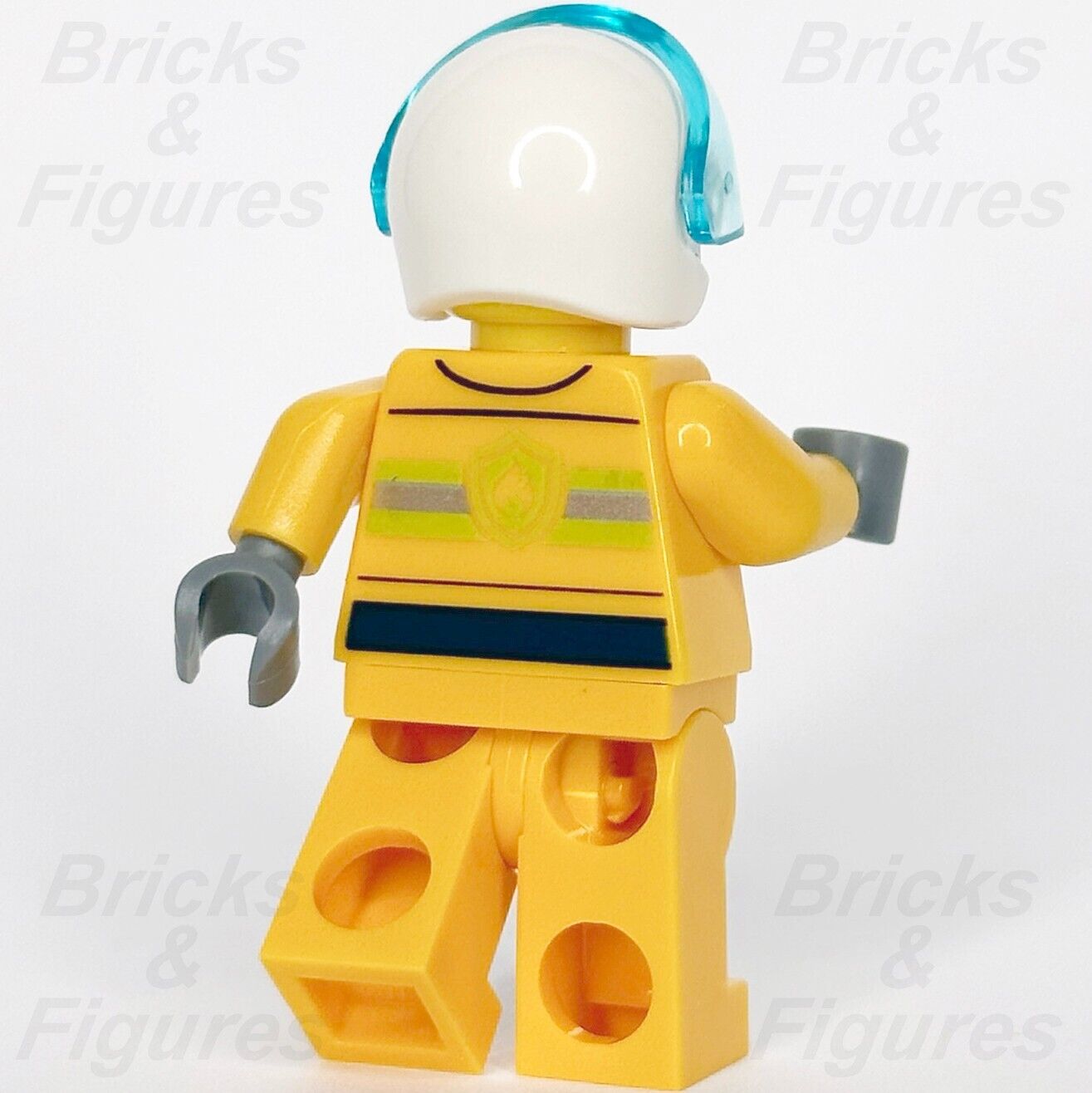 LEGO Town City Fire Fireman Pilot Firefighter Minifigure Male 60320 cty1369 3