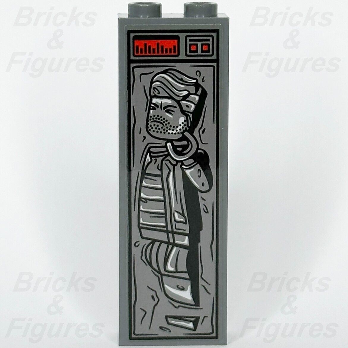 LEGO Star Wars Human in Carbonite Brick 1 x 2 x 5 Part (Sticker) 75292 Bounty 1