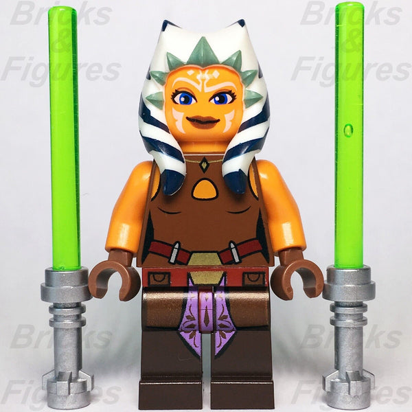 LEGO Star Wars Ahsoka Tano Minifigure Jedi The Clone Wars 75046 75013 sw0452 Bricks Figures