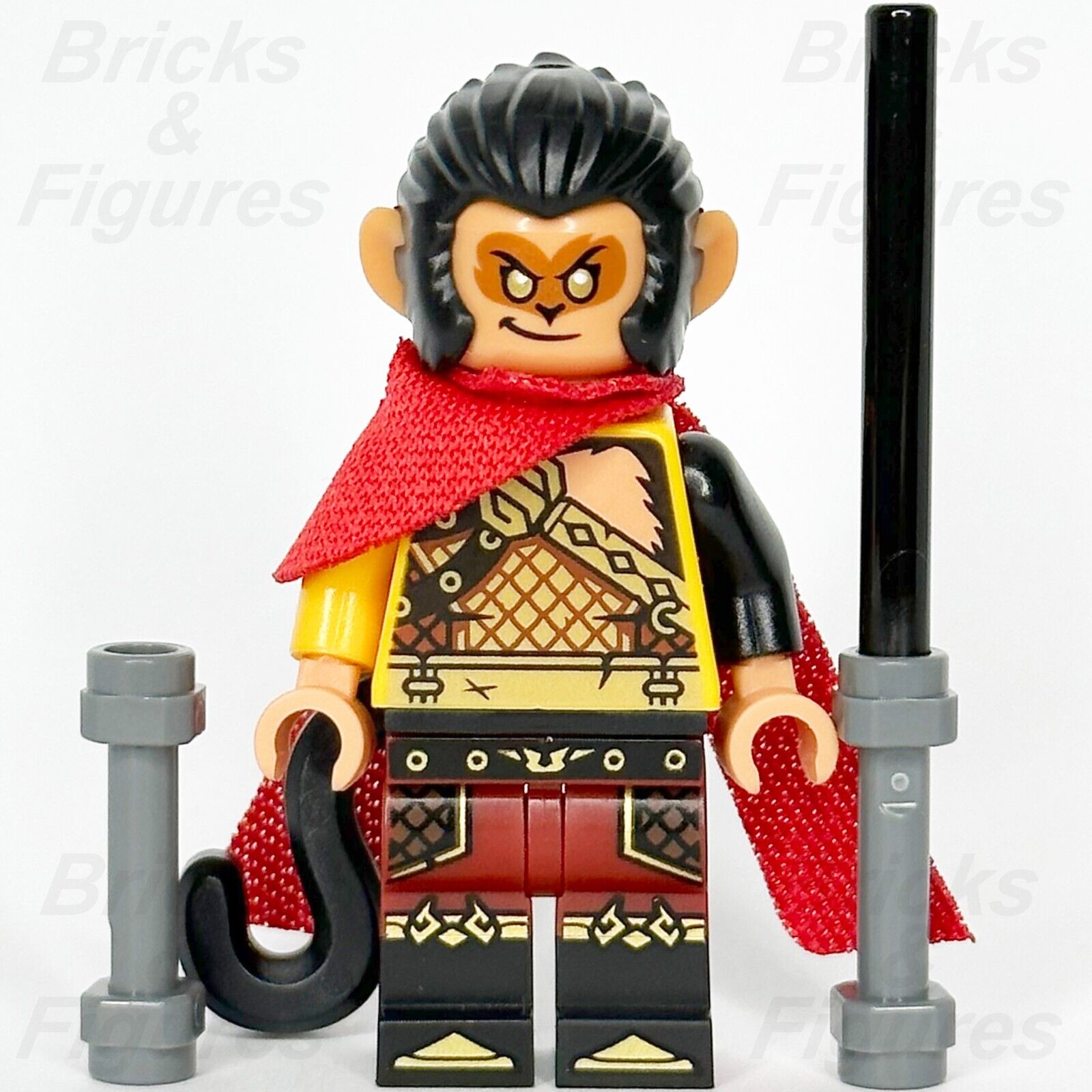 LEGO Monkie Kid Evil Macaque Minifigure Gold & Dark Red Armour 80024 mk029 1