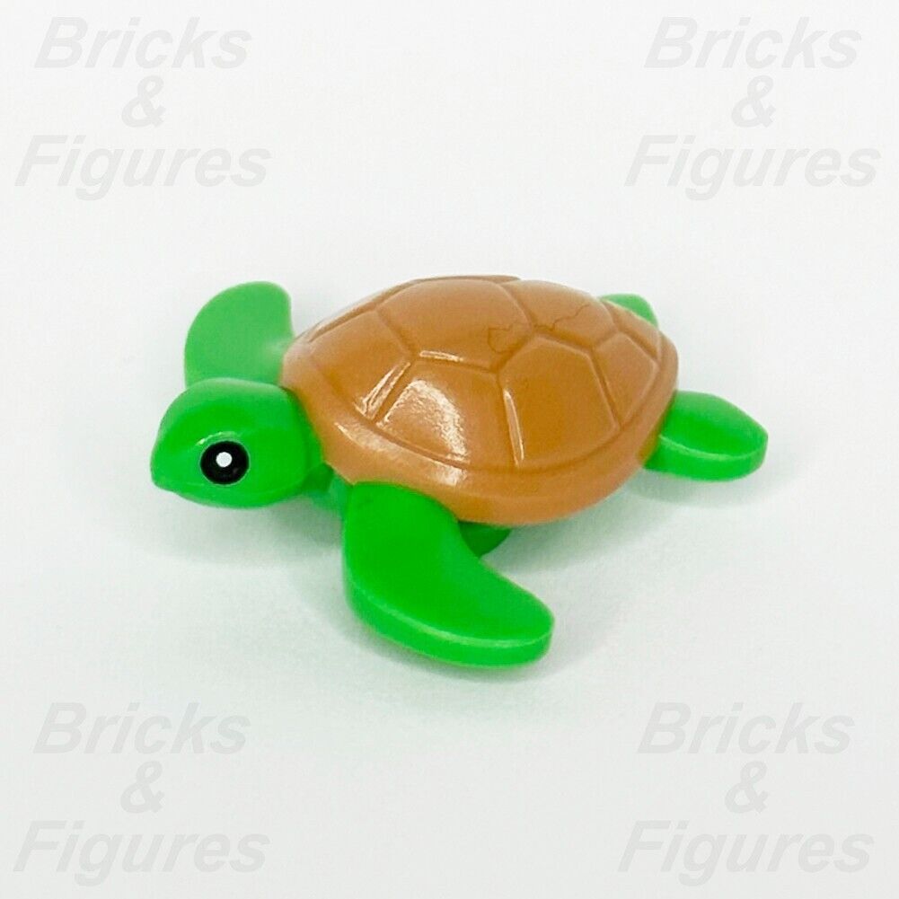 LEGO City Sea Turtle Baby Animal Minifigure Part Green Arctic 60377 67040pb01 2