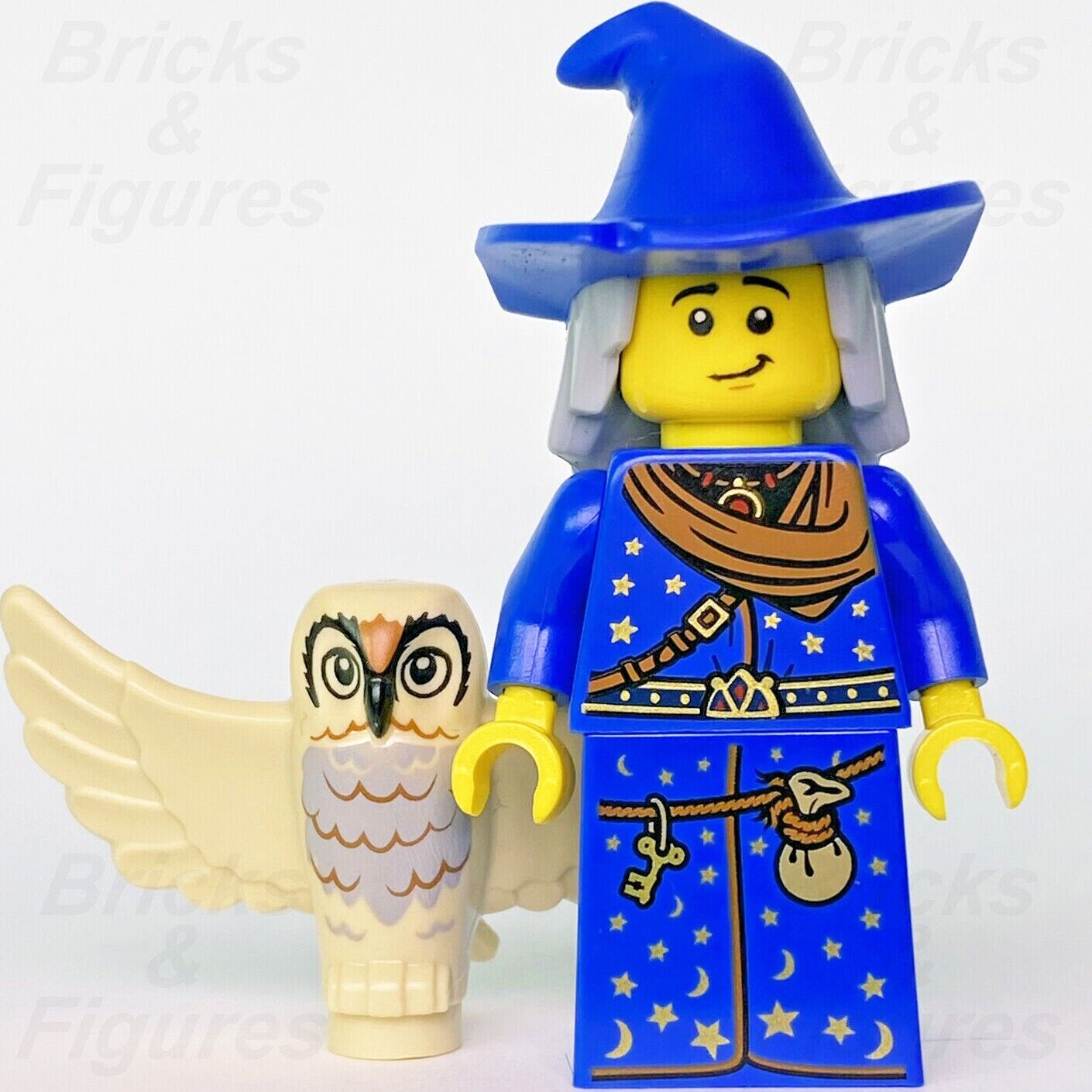 LEGO Blue Wizard & Owl Bird Build-A-Minifigure (BAM) Exclusive Minifigure 2022 - Bricks & Figures