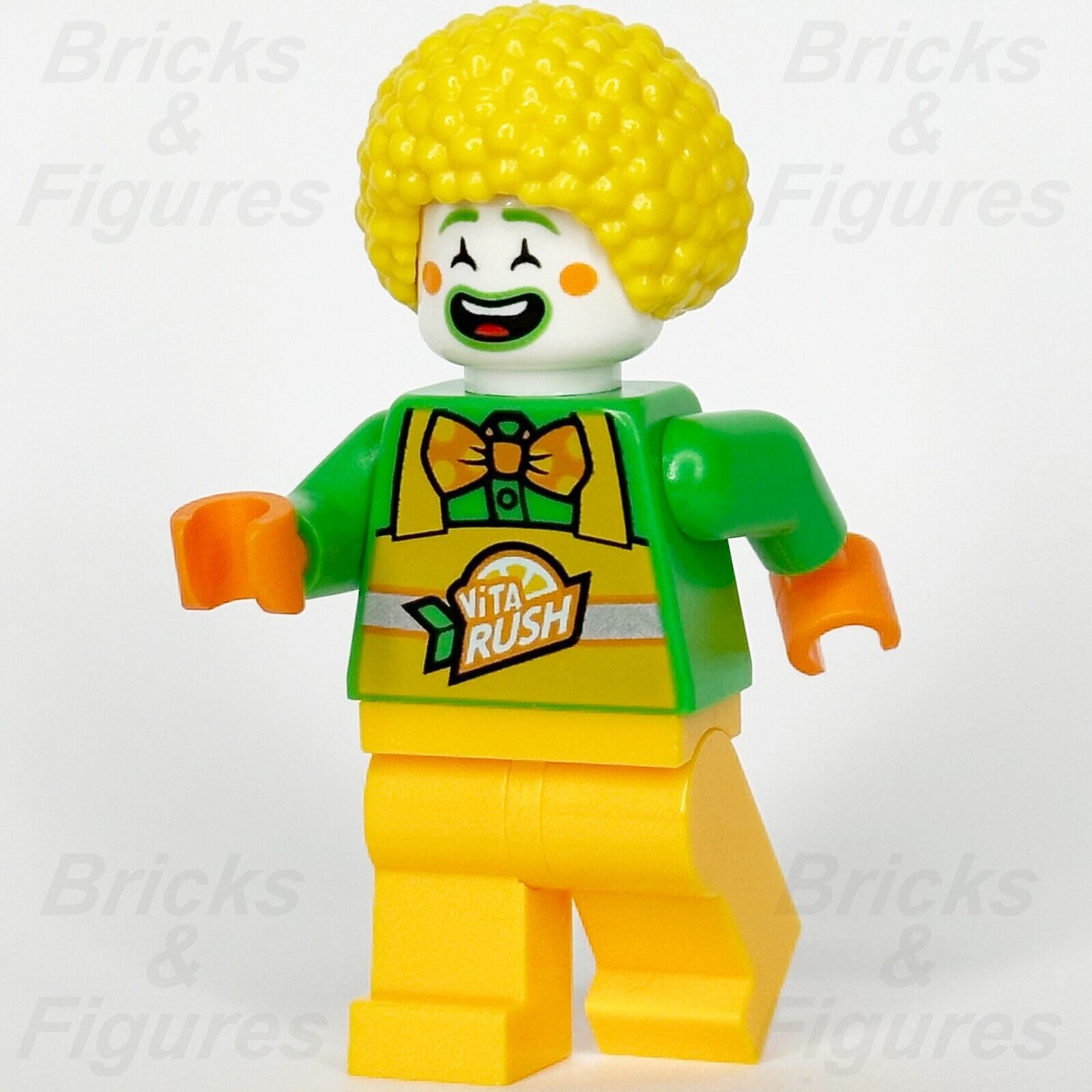 LEGO City Citrus the Clown Minifigure Hospital Yellow Hair Town 60330 cty1339