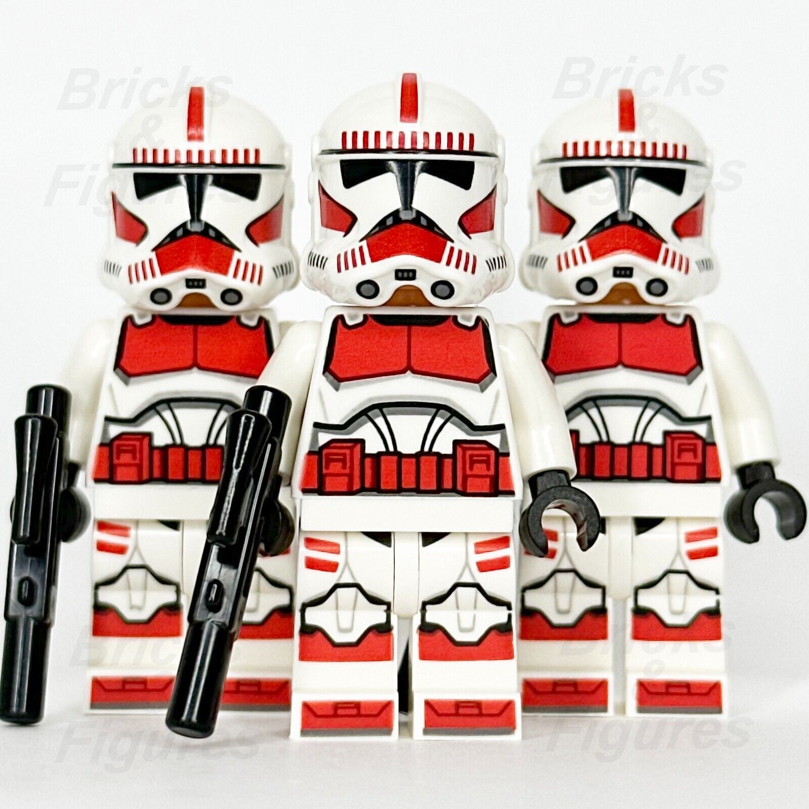LEGO Star Wars Clone Shock Trooper Minifigure Coruscant Guard 75372 75354 x 3 - Bricks & Figures