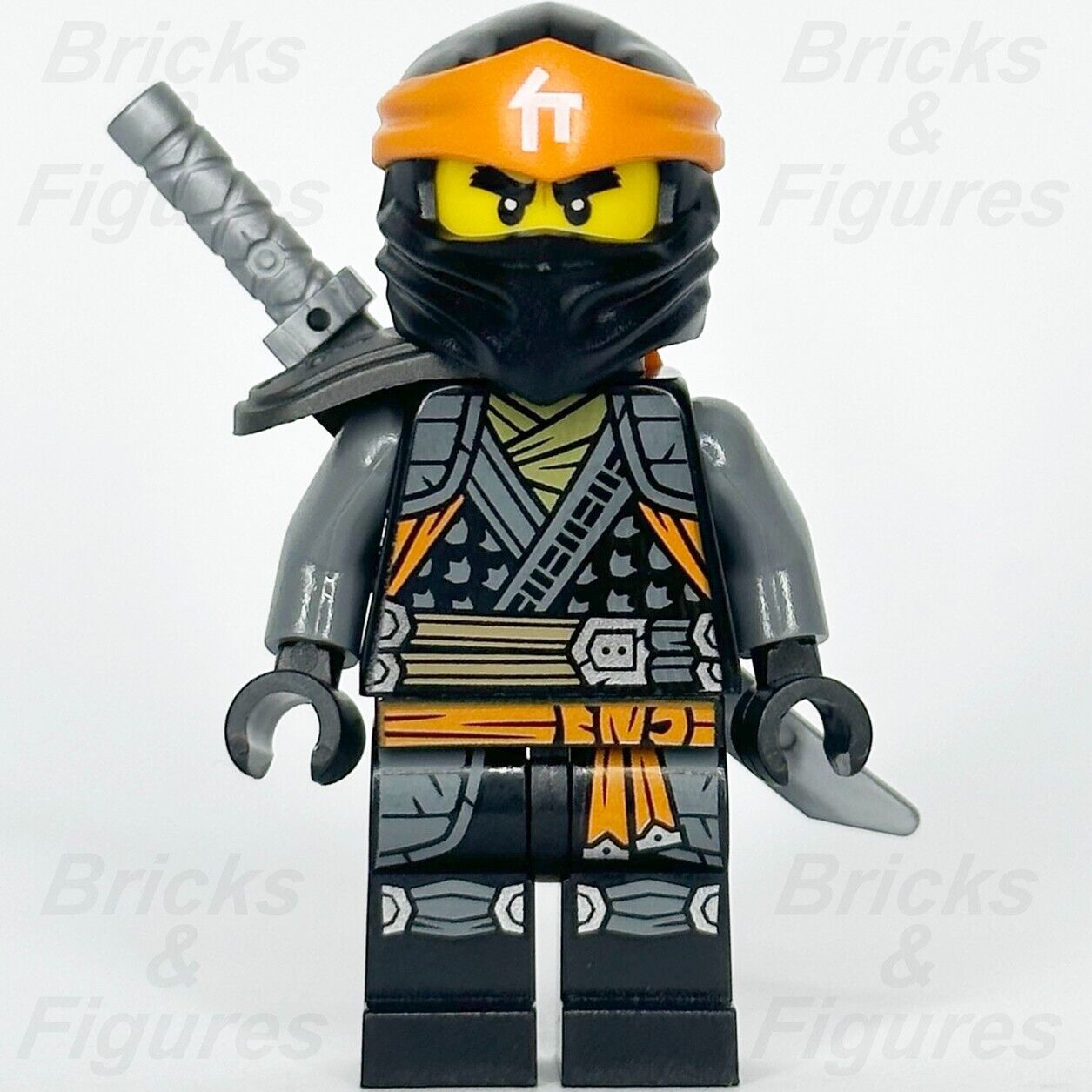 LEGO Ninjago Cole Minifigure Crystalized Black Earth Ninja 71771 njo782 Minifig 1