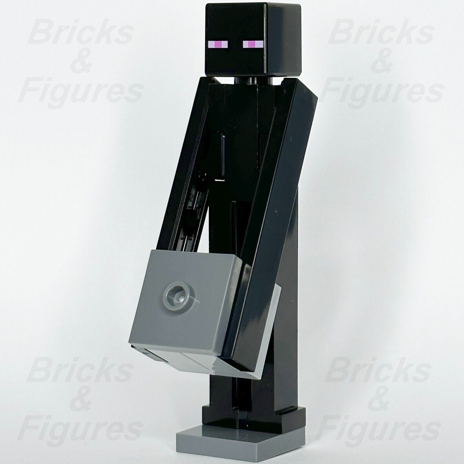 LEGO Minecraft Enderman Minifigure with Light Bluish Grey Block 662305 min151