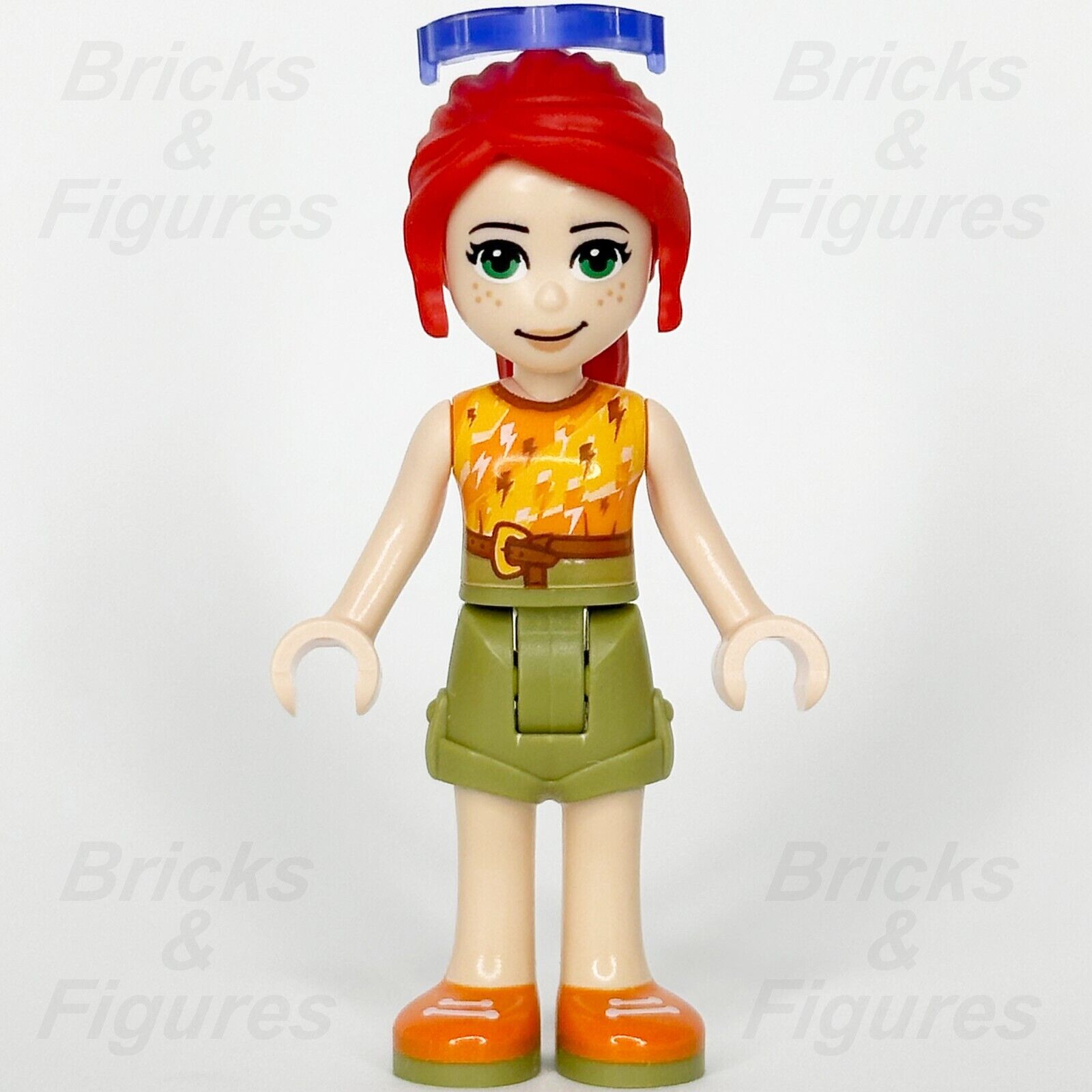 LEGO Friends Mia Minifigure Green Shorts Orange Top Sunglasses 41426 frnd388