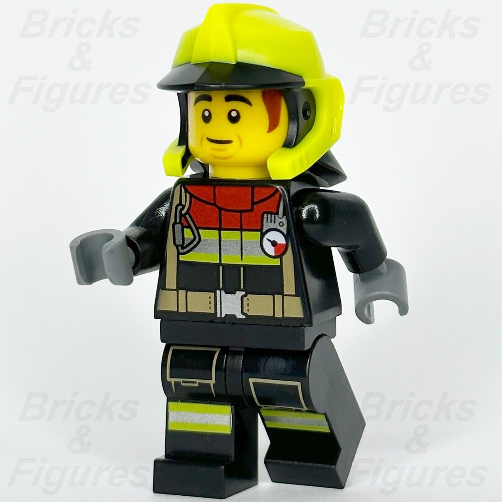 LEGO City Fireman Firefighter Bob Minifigure Fire Town 60319 cty1362 Minifig