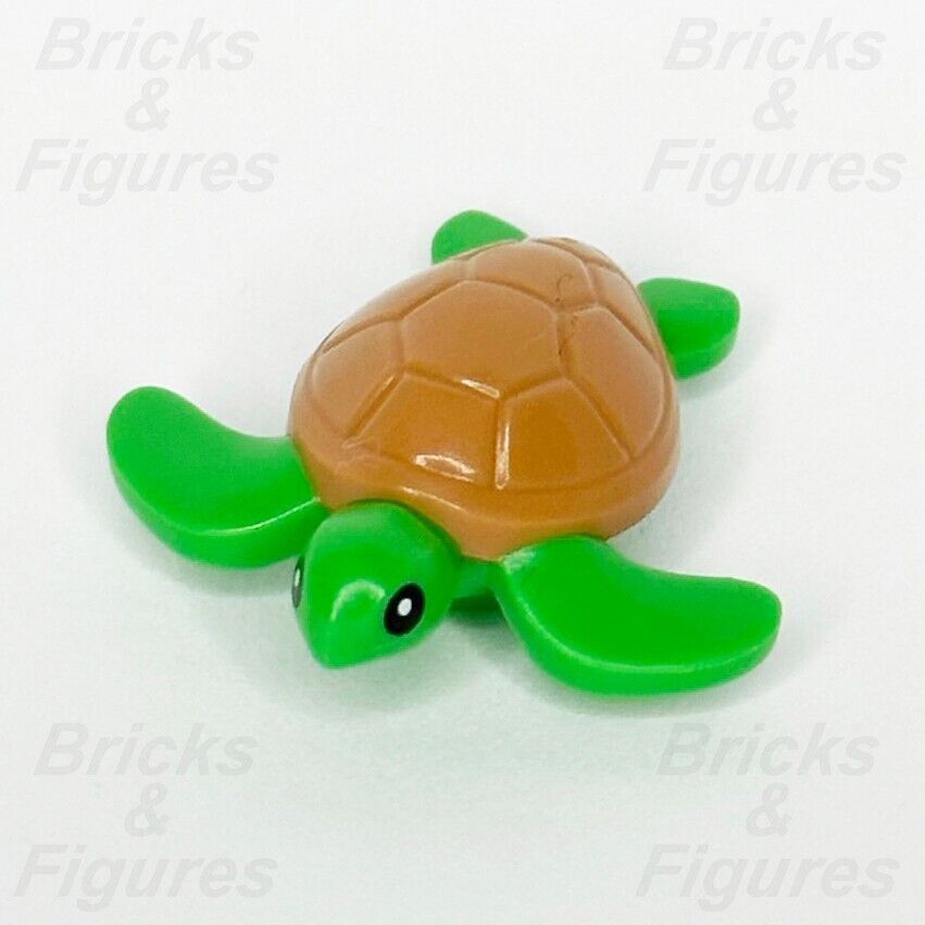 LEGO City Sea Turtle Baby Animal Minifigure Part Green Arctic 60377 67040pb01 1