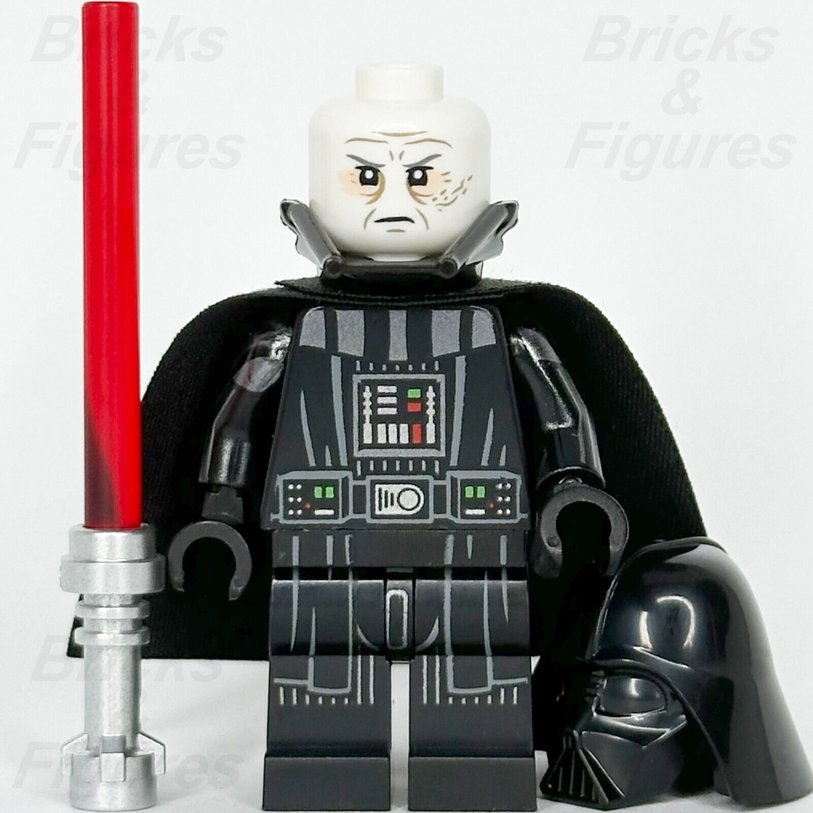 LEGO Star Wars Darth Vader Minifigure Printed Arms White Head Frown 75347 sw1273