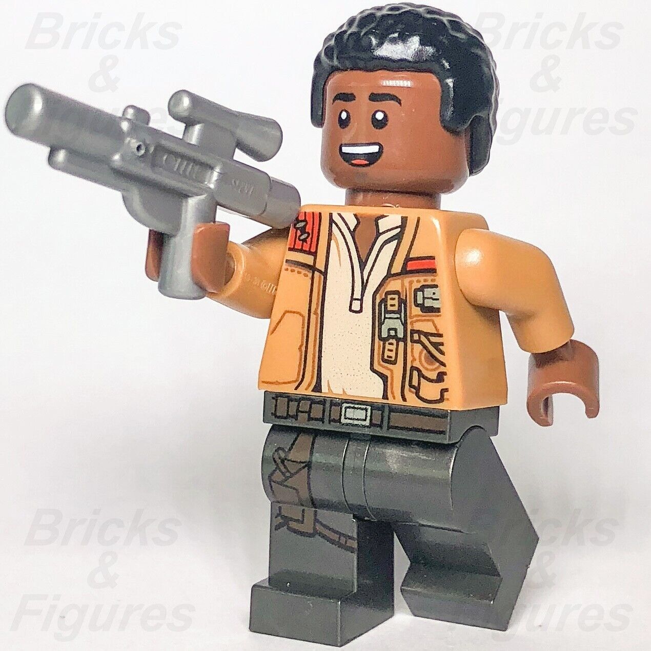 LEGO Star Wars Finn Minifigure Stormtrooper FN-2187 Resistance 75176 sw0858 - Bricks & Figures
