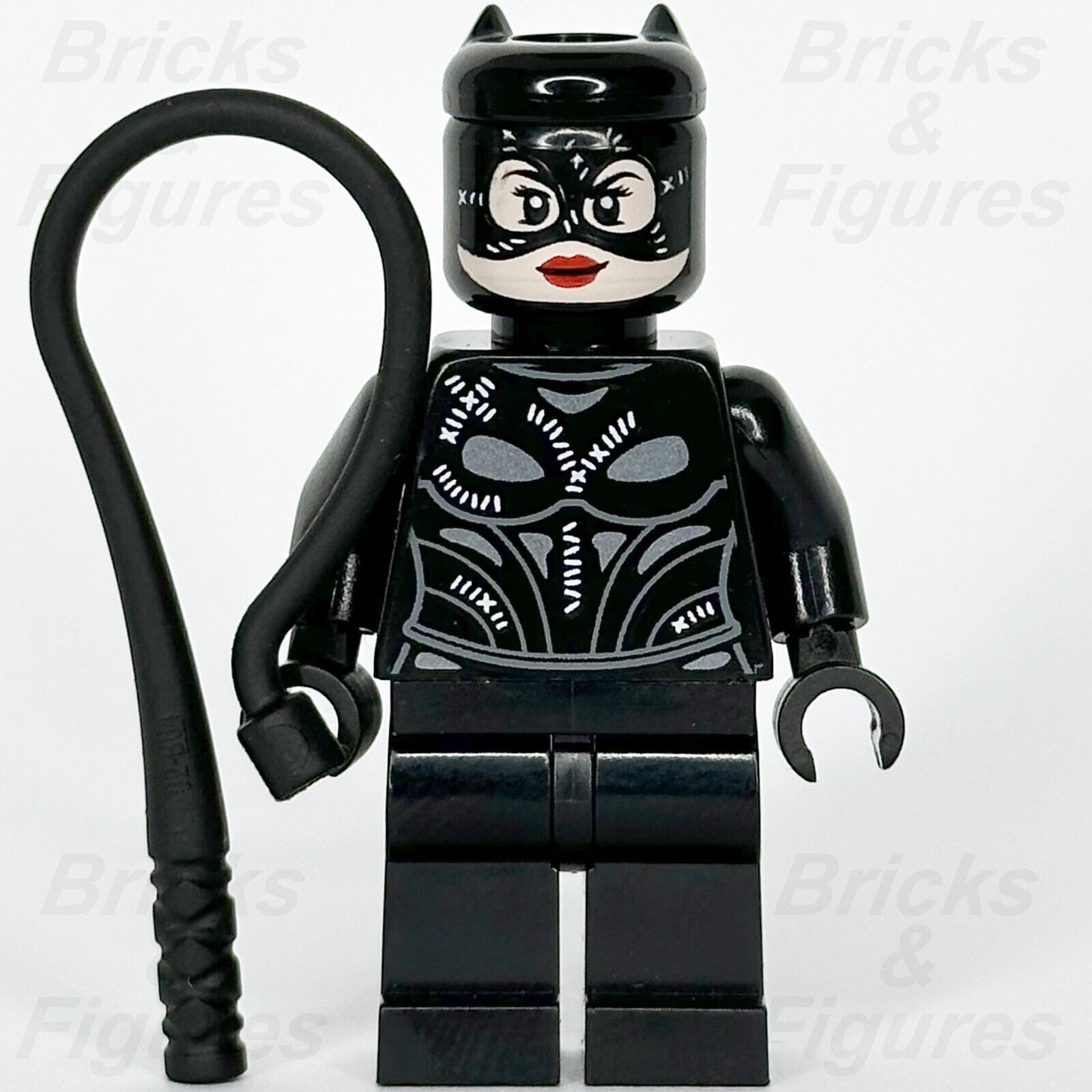 LEGO DC Super Heroes Catwoman Minifigure Stitched Suit Mask Batman 76252 sh885 - Bricks & Figures