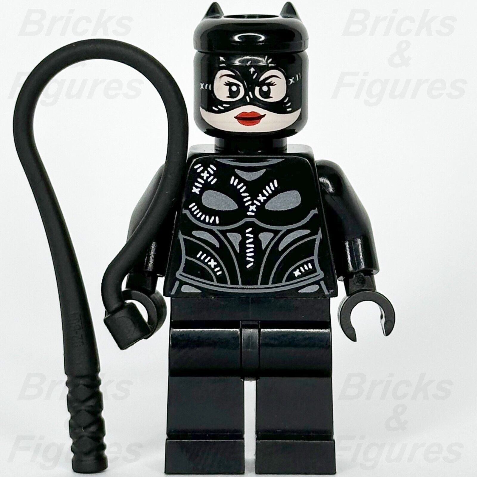 LEGO DC Super Heroes Catwoman Minifigure Stitched Suit Mask Batman 76252 sh885