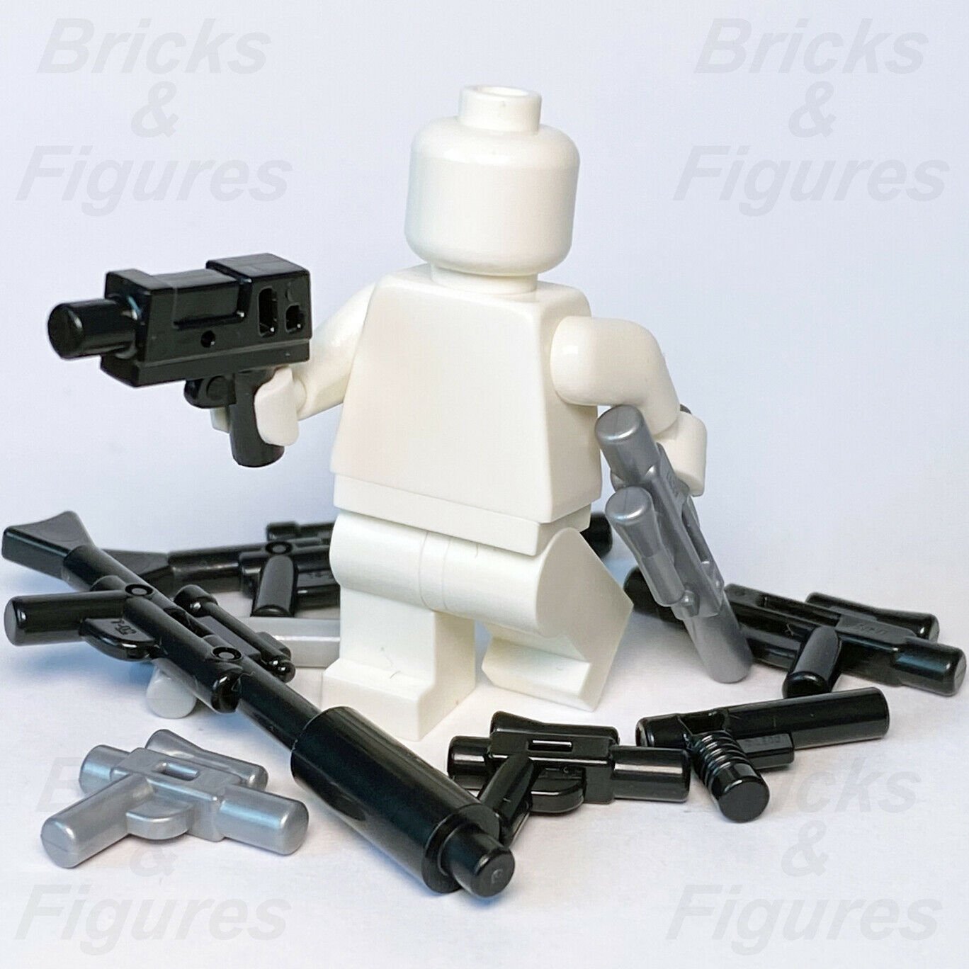 9 x Star Wars LEGO Various Blaster Gun Pack Minifigure Weapon Genuine Parts Lot - Bricks & Figures
