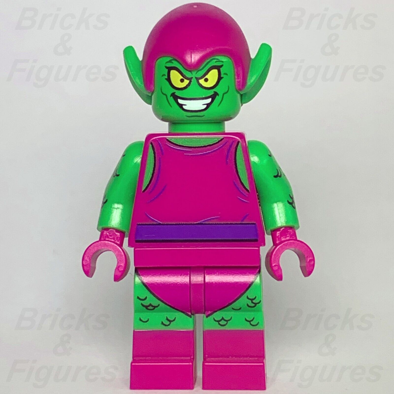 LEGO Super Heroes Green Goblin Minifigure Spider-Man Marvel 76057 sh271 Magenta 1