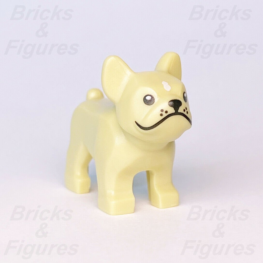 Creator LEGO French Bulldog Tan Dog Animal Minifigure Part 10291 71018 - Bricks & Figures