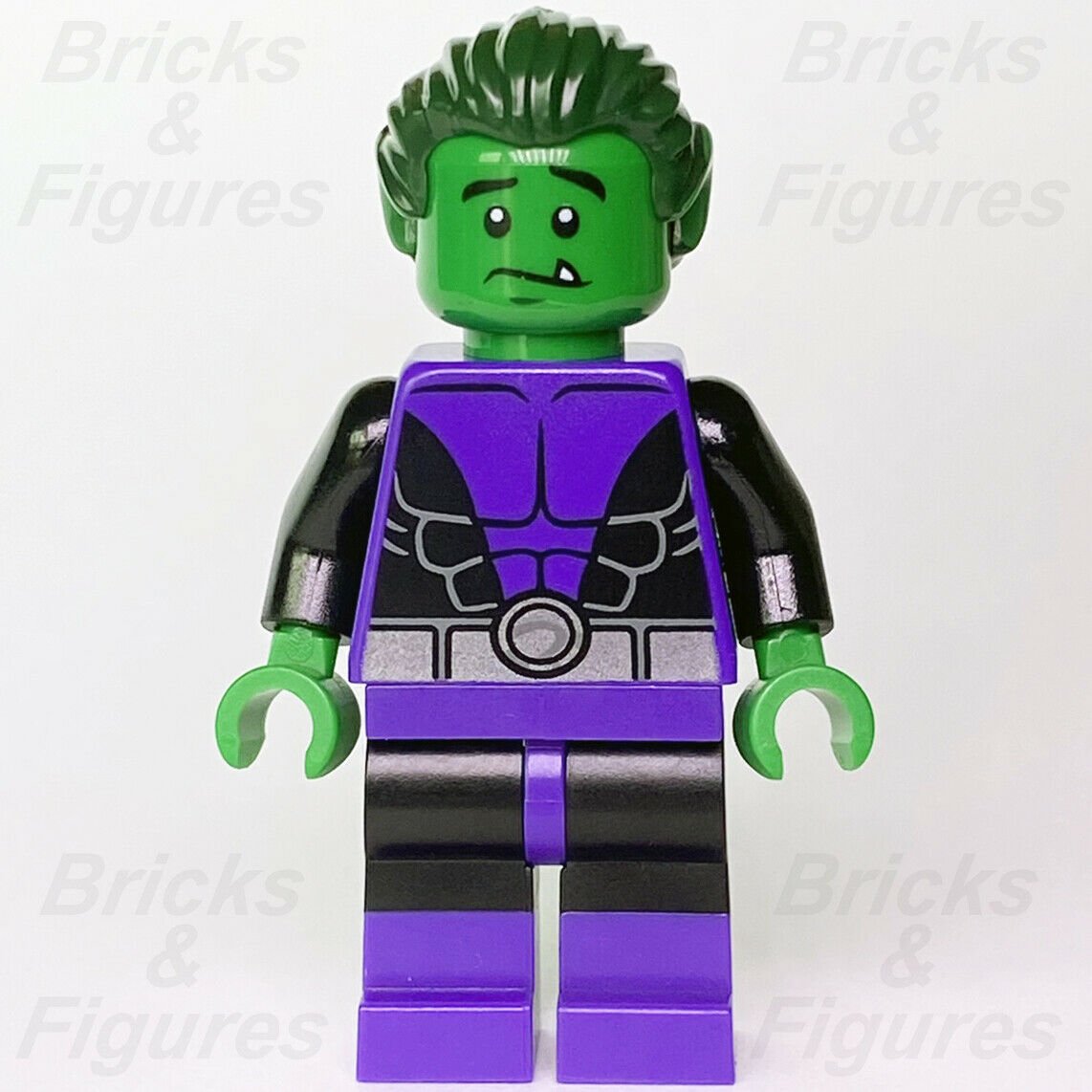 DC Super Heroes LEGO Beast Boy Garfield Logan Batman 2 Minifigure 76035 sh198 - Bricks & Figures