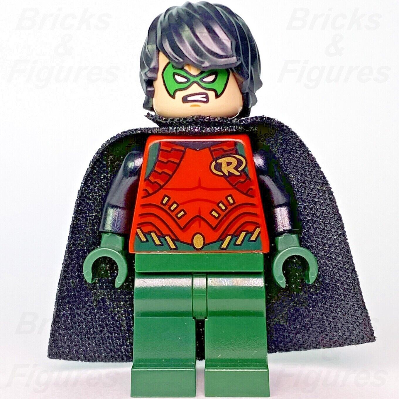 DC Super Heroes LEGO Robin Green Mask & Cape Batman 2 Minifigure 76034 sh195 - Bricks & Figures