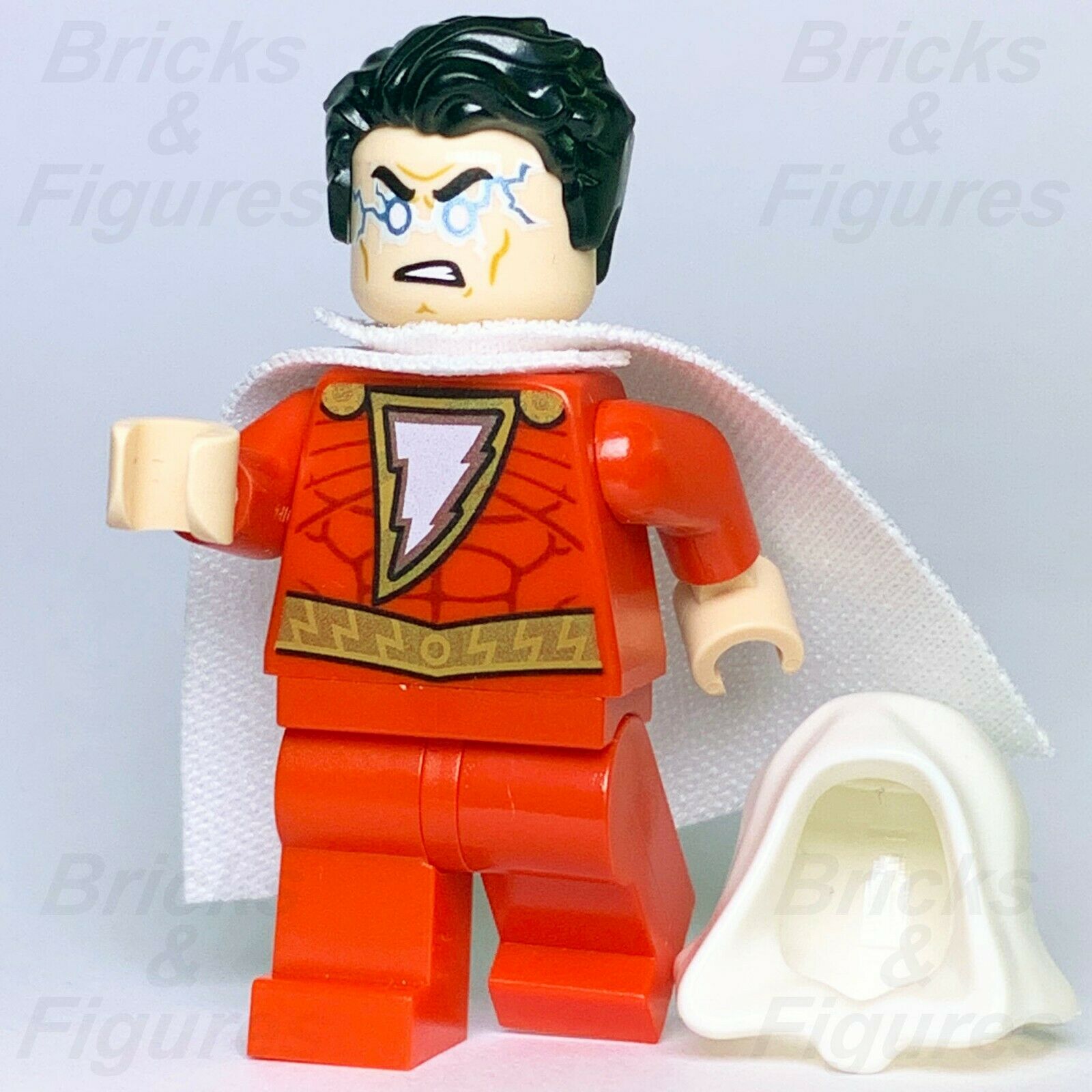 DC Super Heroes LEGO Shazam with Hood Minifigure from 30623 76120 Shazam! - Bricks & Figures