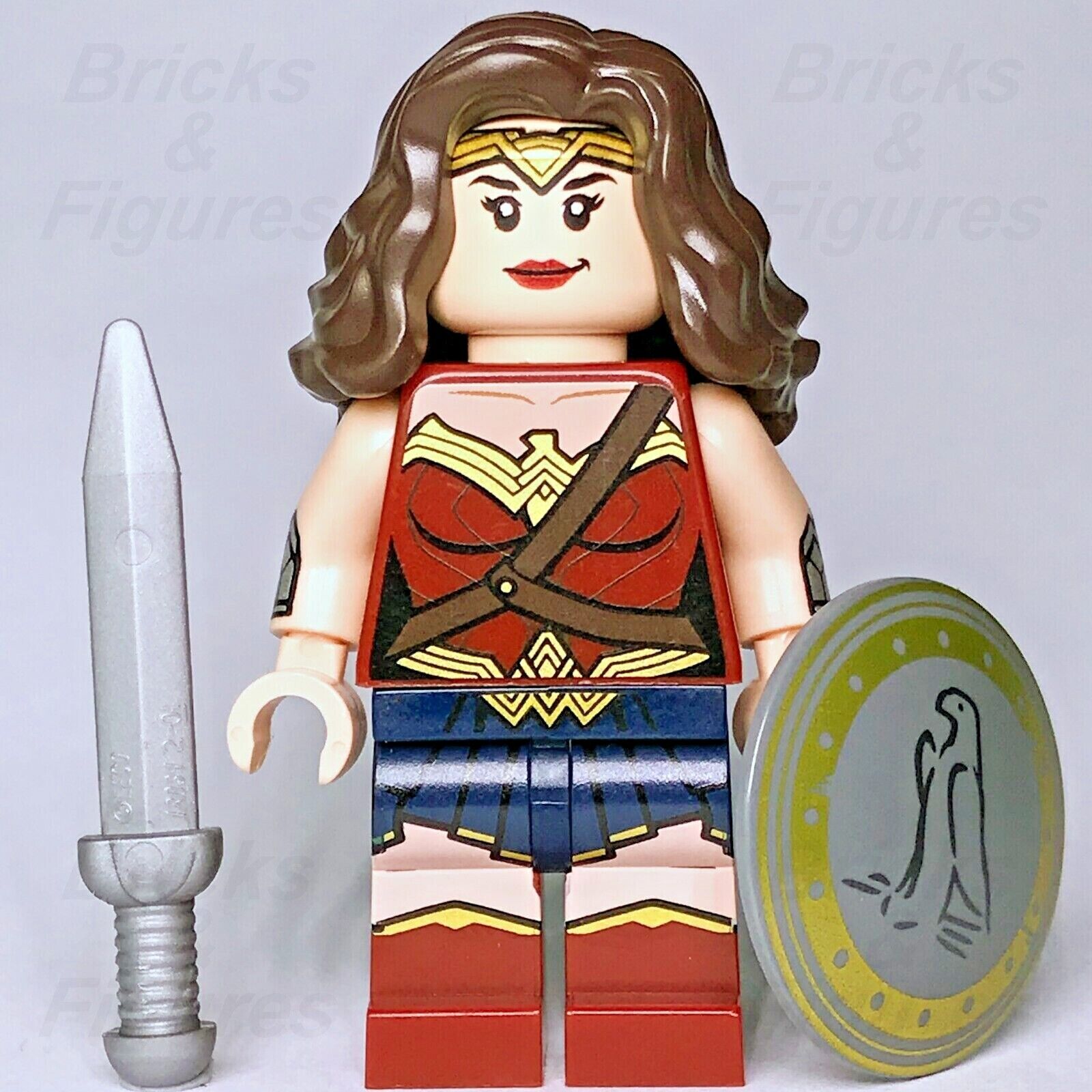 DC Super Heroes LEGO Wonder Woman Diana Prince Minifigure 76087 76046 sh221 - Bricks & Figures