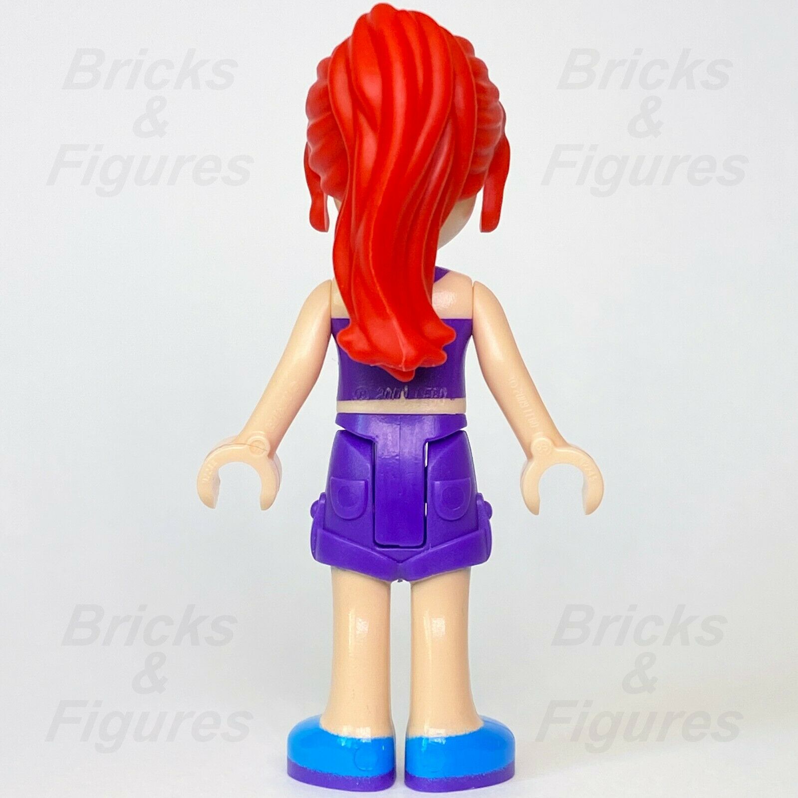 Friends LEGO Mia Nature Lover Dark Purple Shorts Striped Top Minifigure 41388 - Bricks & Figures