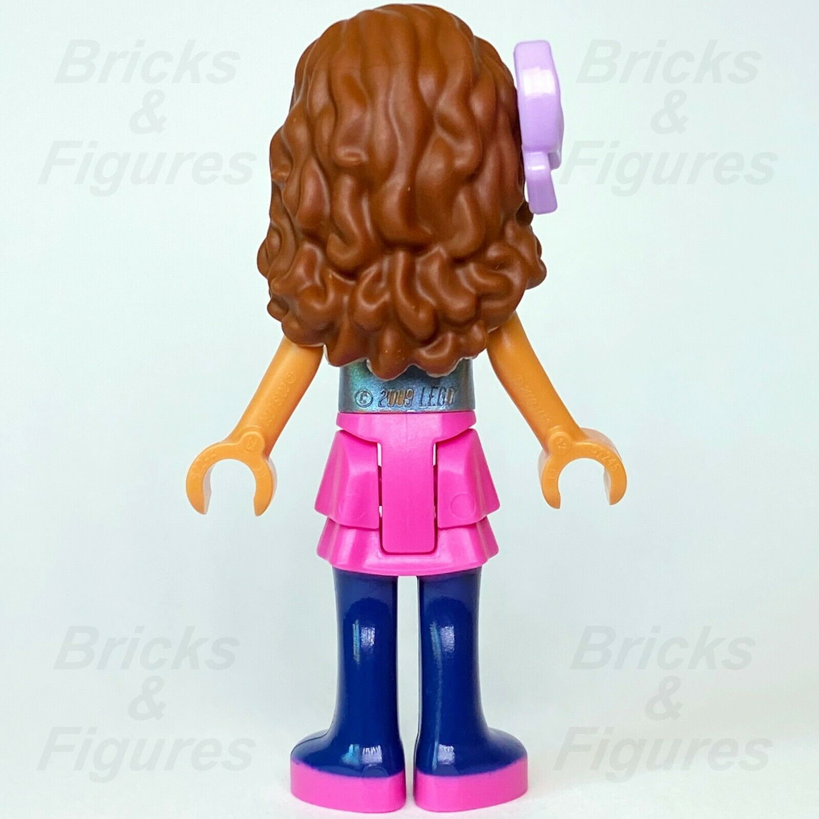 Friends LEGO Olivia Engineer Scientist Pink Skirt with Jacket Minifigure 41375 - Bricks & Figures