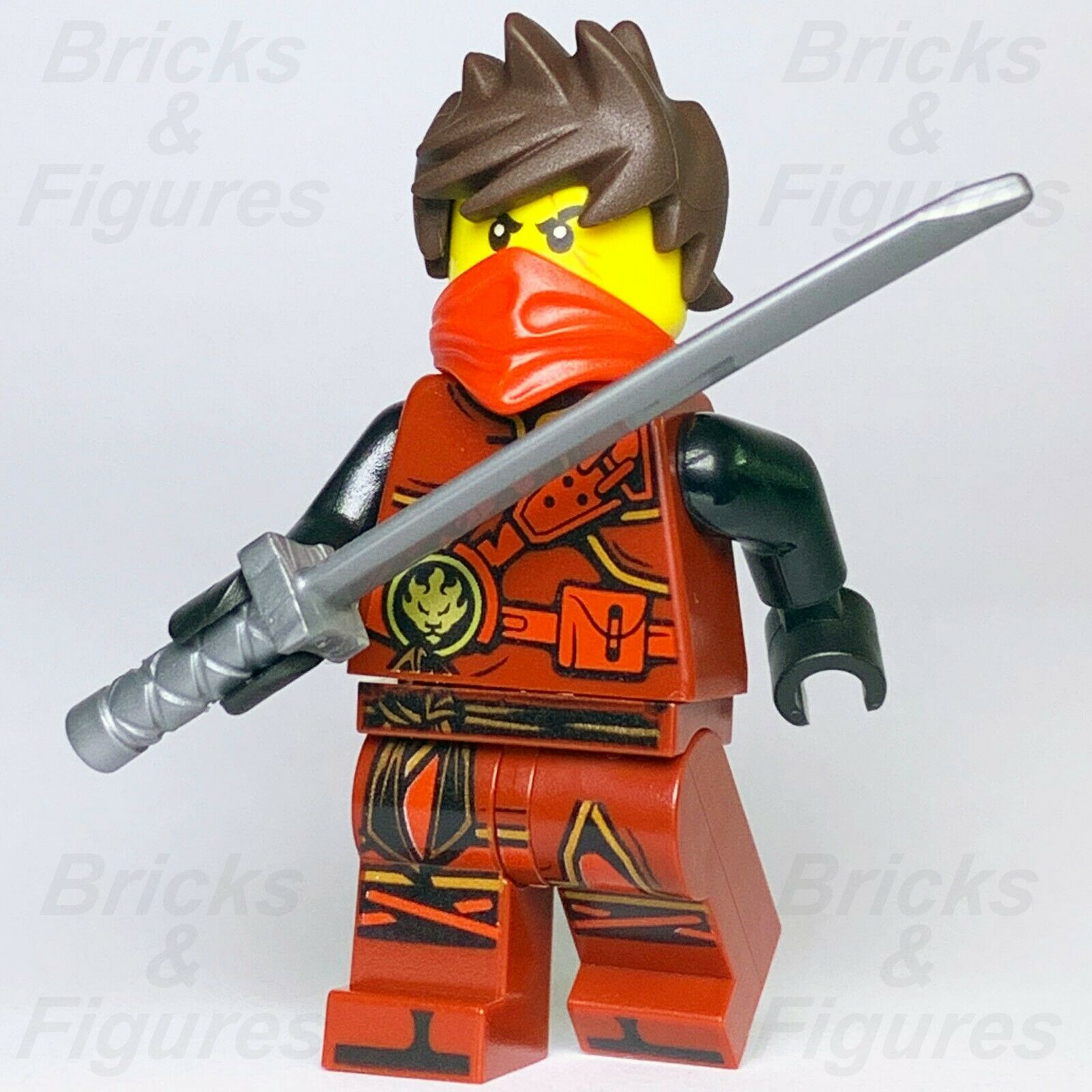 Genuine Ninjago LEGO Fire Ninja Kai Hands of Time Minifigure 70621 - Bricks & Figures