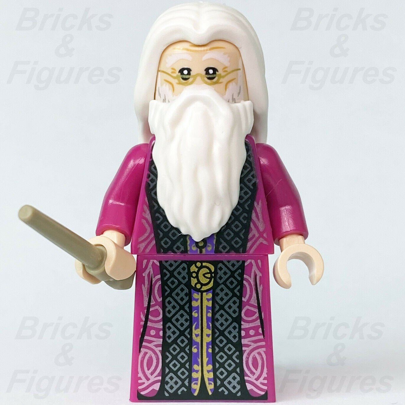 Harry Potter LEGO Albus Dumbledore Chamber of Secrets Minifigure 76389 hp303 - Bricks & Figures
