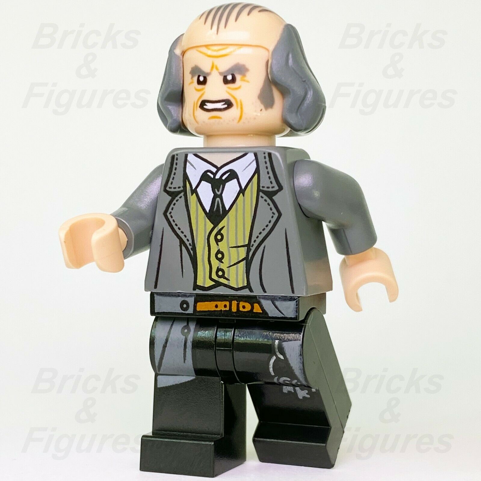 Harry Potter LEGO Argus Filch Wizard Hogwarts Caretaker Minifig 75953 Genuine - Bricks & Figures
