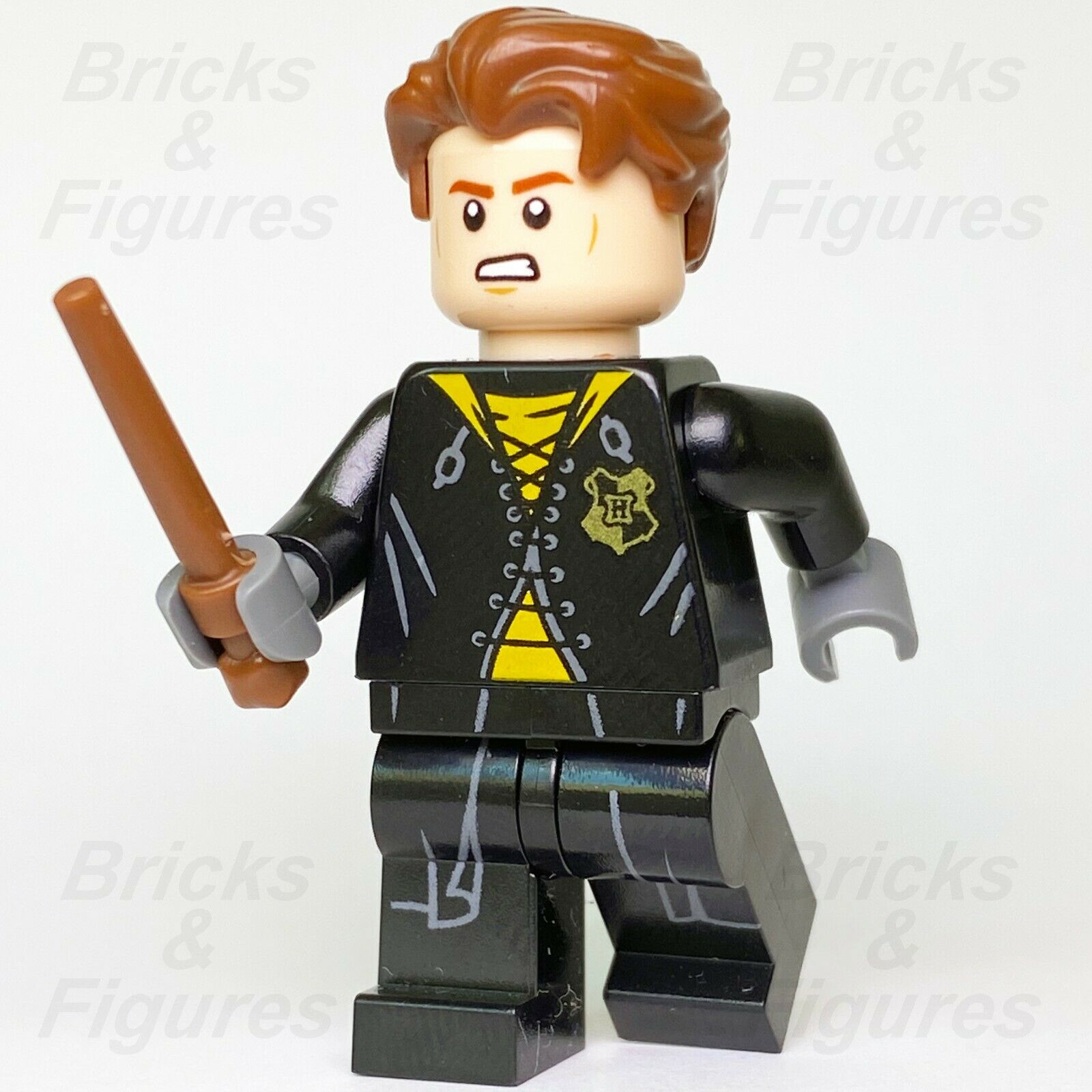 Harry Potter LEGO Cedric Diggory Goblet of Fire Hufflepuff Wizard Minifig 75946 - Bricks & Figures